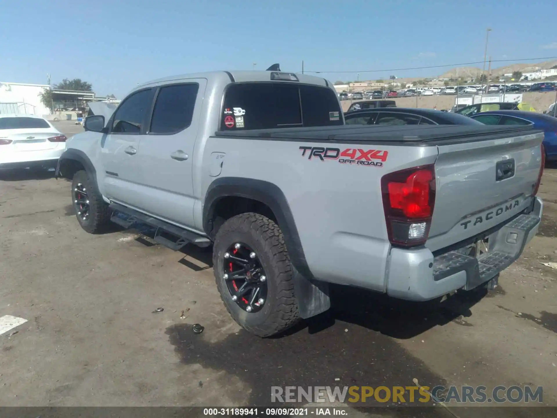 3 Photograph of a damaged car 3TMCZ5AN0KM244855 TOYOTA TACOMA 4WD 2019