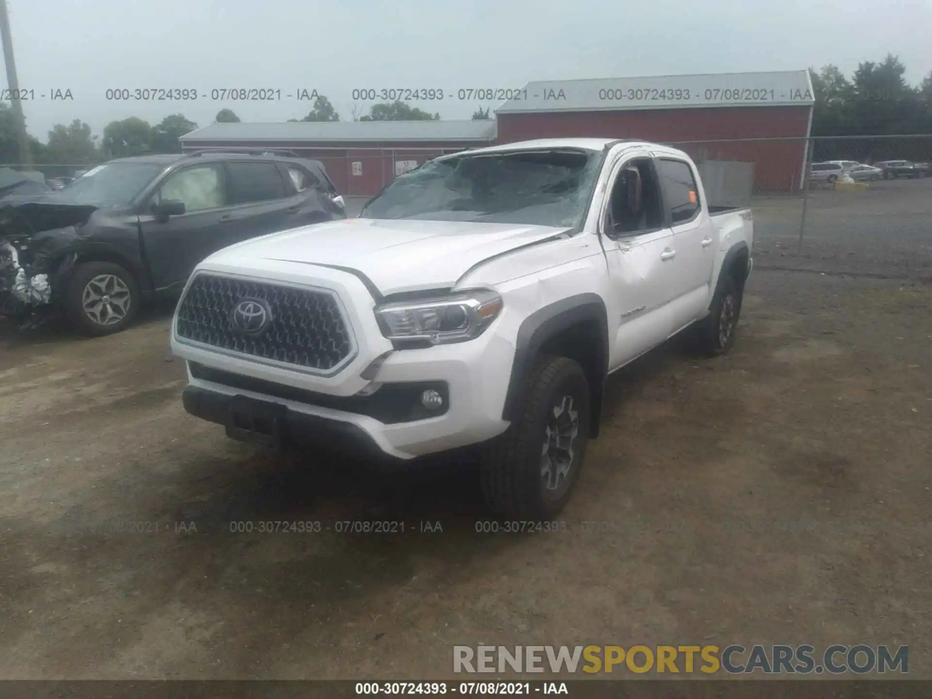 6 Фотография поврежденного автомобиля 3TMCZ5AN0KM245553 TOYOTA TACOMA 4WD 2019