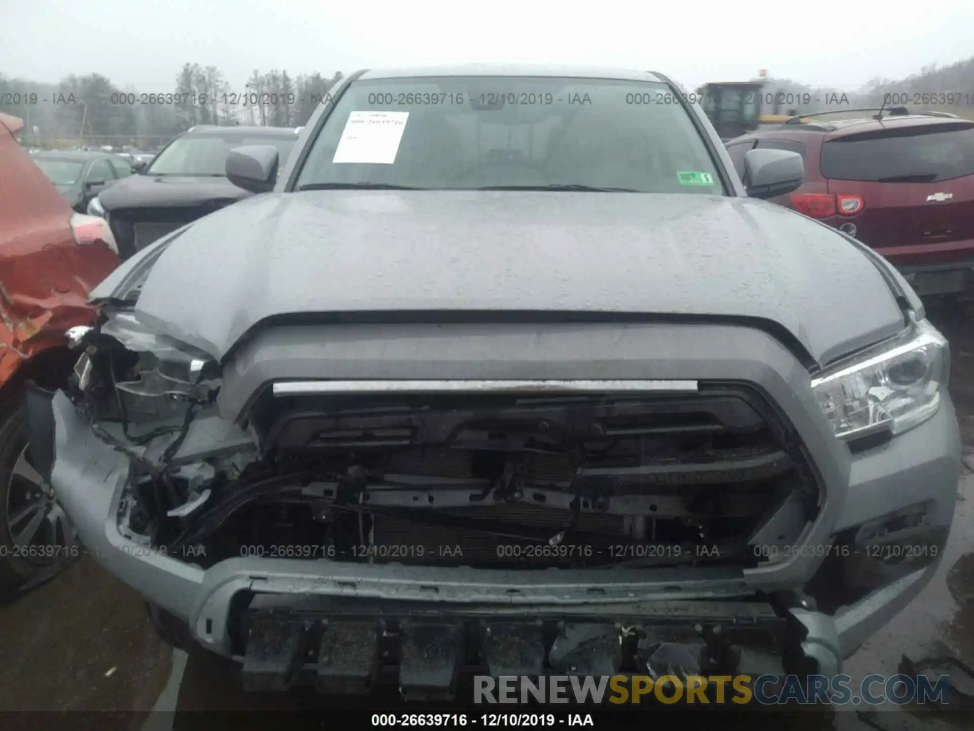 6 Photograph of a damaged car 3TMCZ5AN0KM248291 TOYOTA TACOMA 4WD 2019