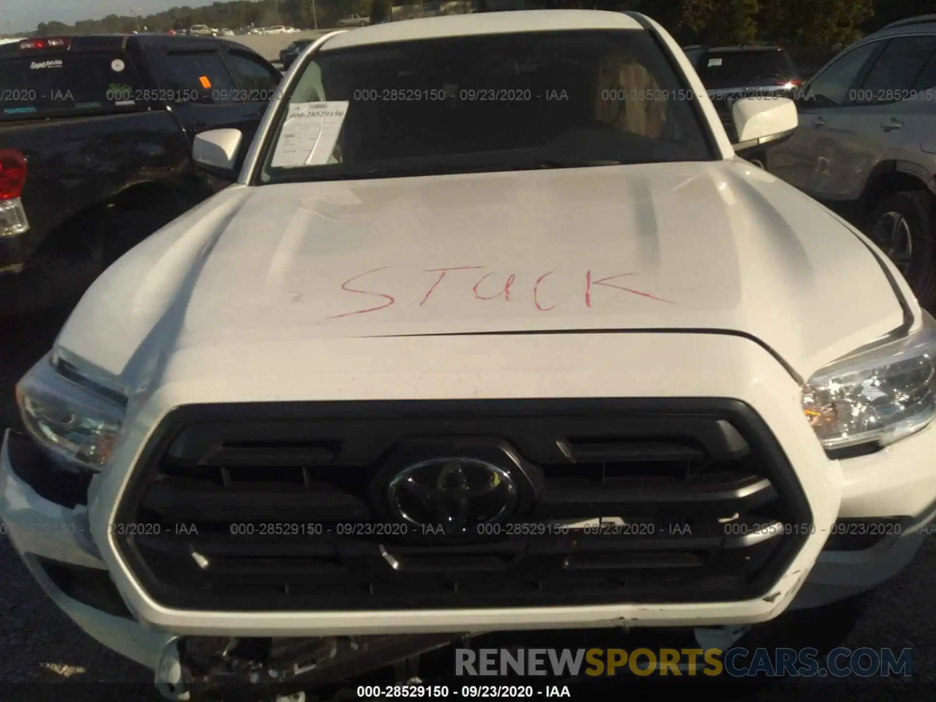 10 Photograph of a damaged car 3TMCZ5AN0KM249621 TOYOTA TACOMA 4WD 2019