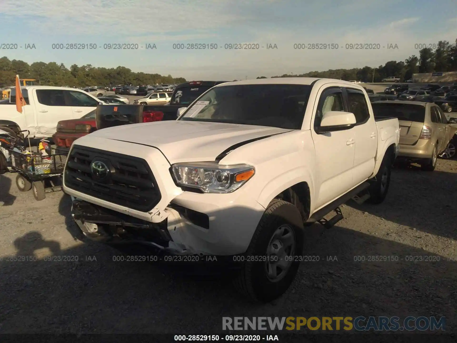 6 Photograph of a damaged car 3TMCZ5AN0KM249621 TOYOTA TACOMA 4WD 2019