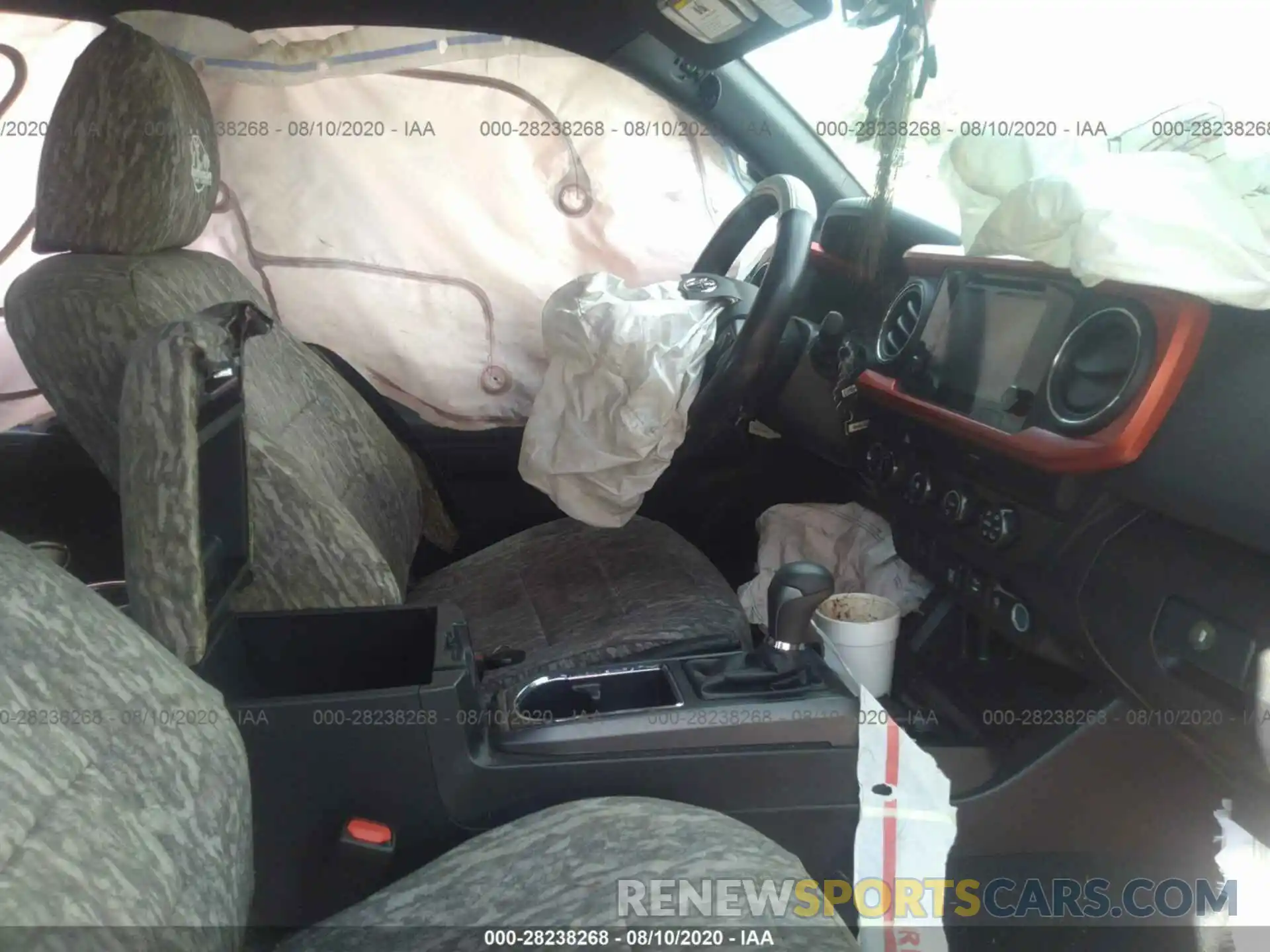 5 Photograph of a damaged car 3TMCZ5AN0KM256990 TOYOTA TACOMA 4WD 2019