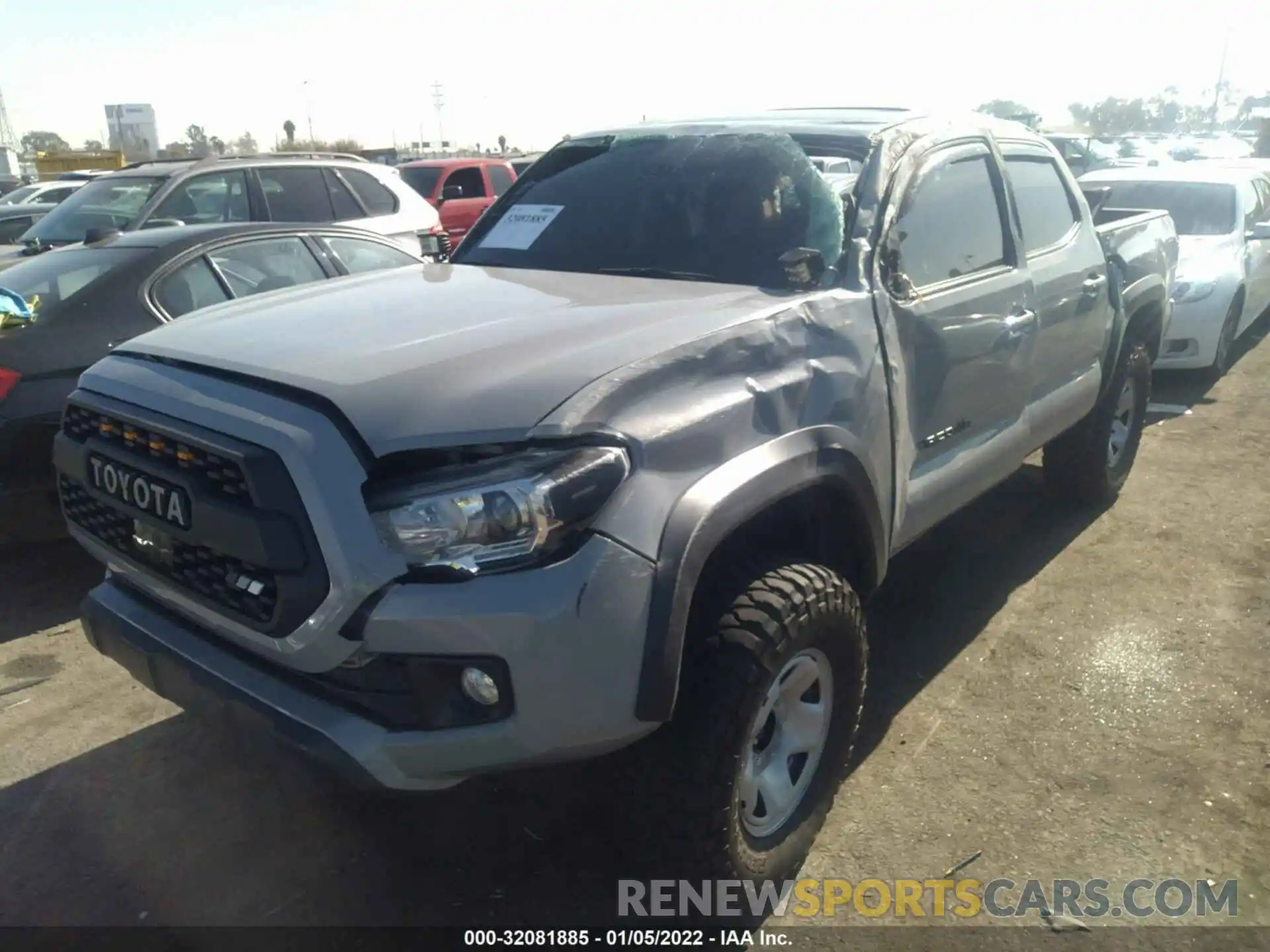 6 Photograph of a damaged car 3TMCZ5AN0KM257489 TOYOTA TACOMA 4WD 2019