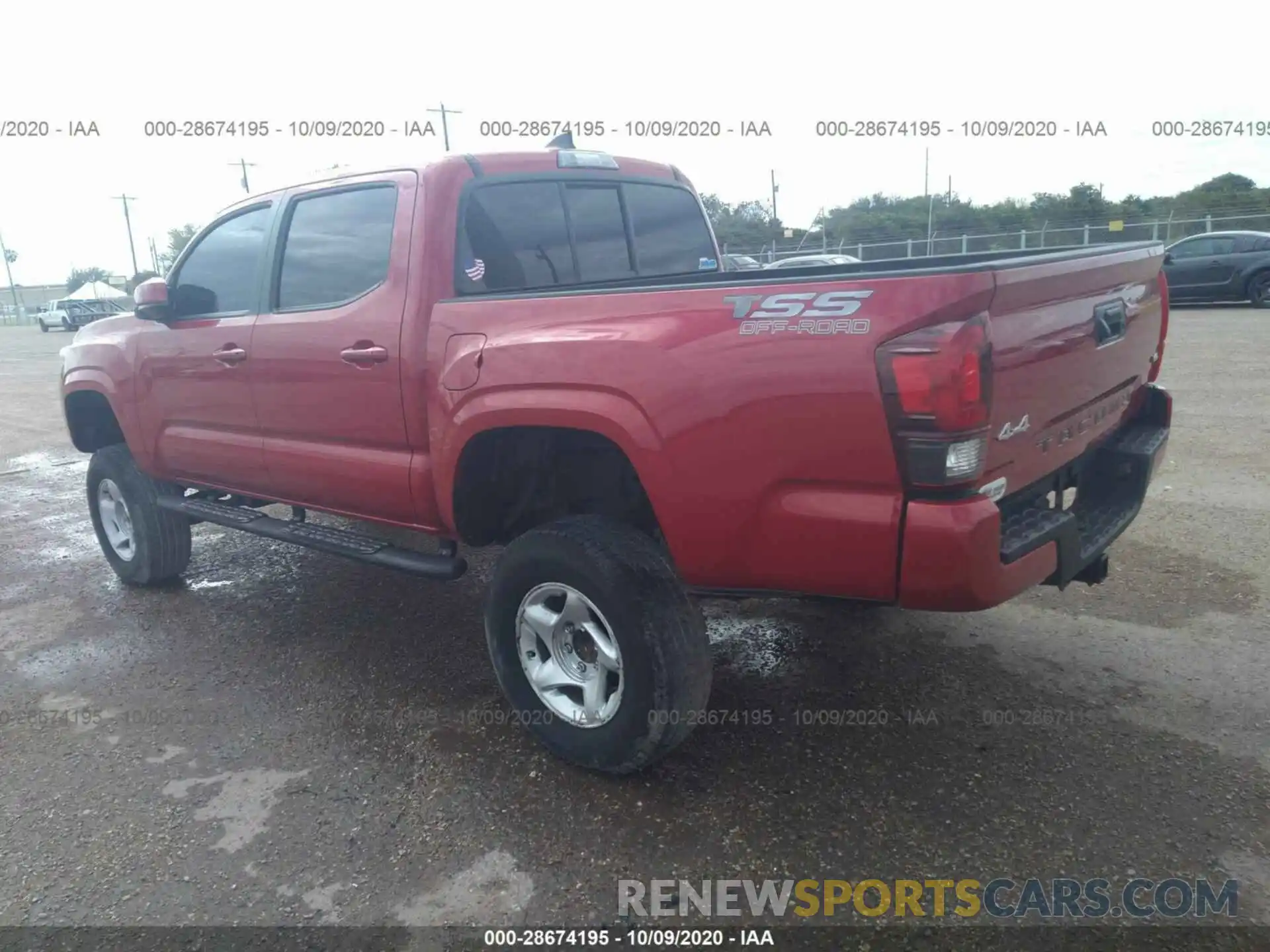 3 Фотография поврежденного автомобиля 3TMCZ5AN0KM267973 TOYOTA TACOMA 4WD 2019