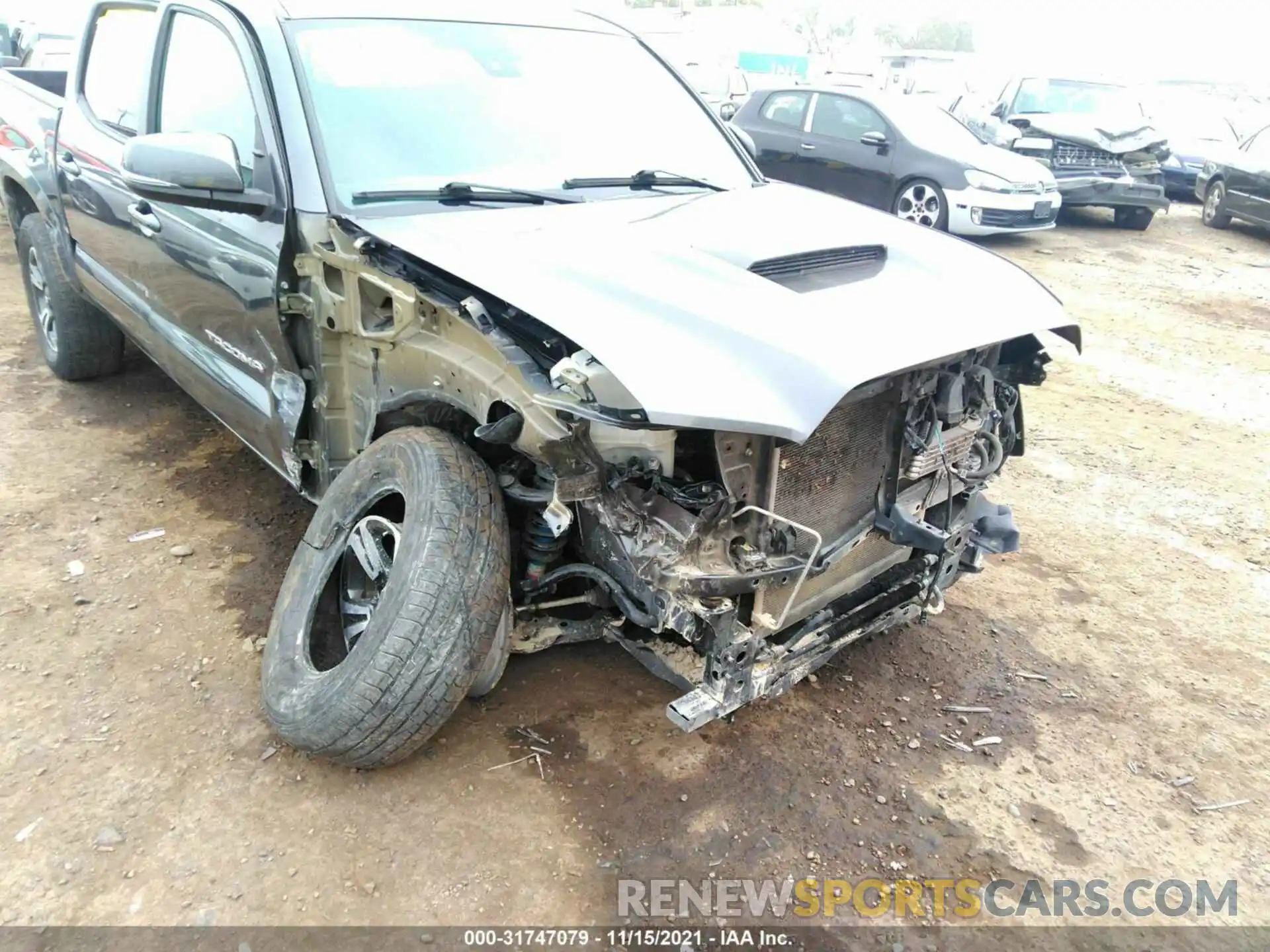 6 Photograph of a damaged car 3TMCZ5AN0KM274292 TOYOTA TACOMA 4WD 2019