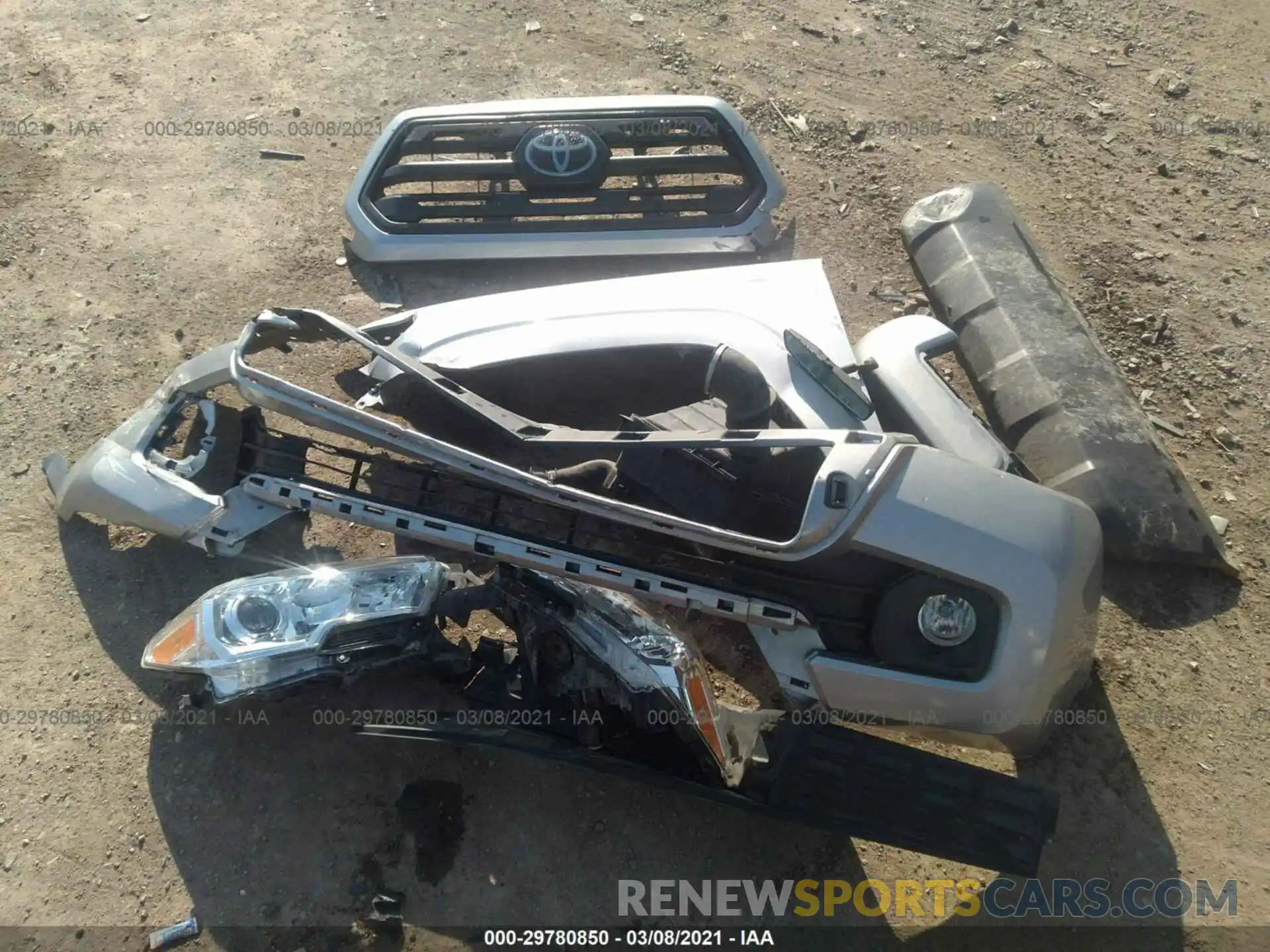 12 Photograph of a damaged car 3TMCZ5AN0KM284658 TOYOTA TACOMA 4WD 2019