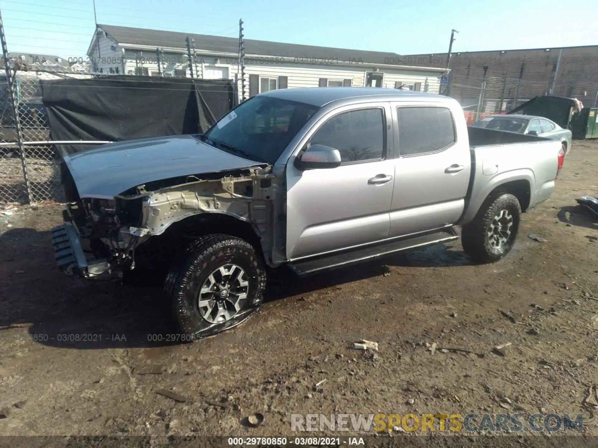 2 Photograph of a damaged car 3TMCZ5AN0KM284658 TOYOTA TACOMA 4WD 2019