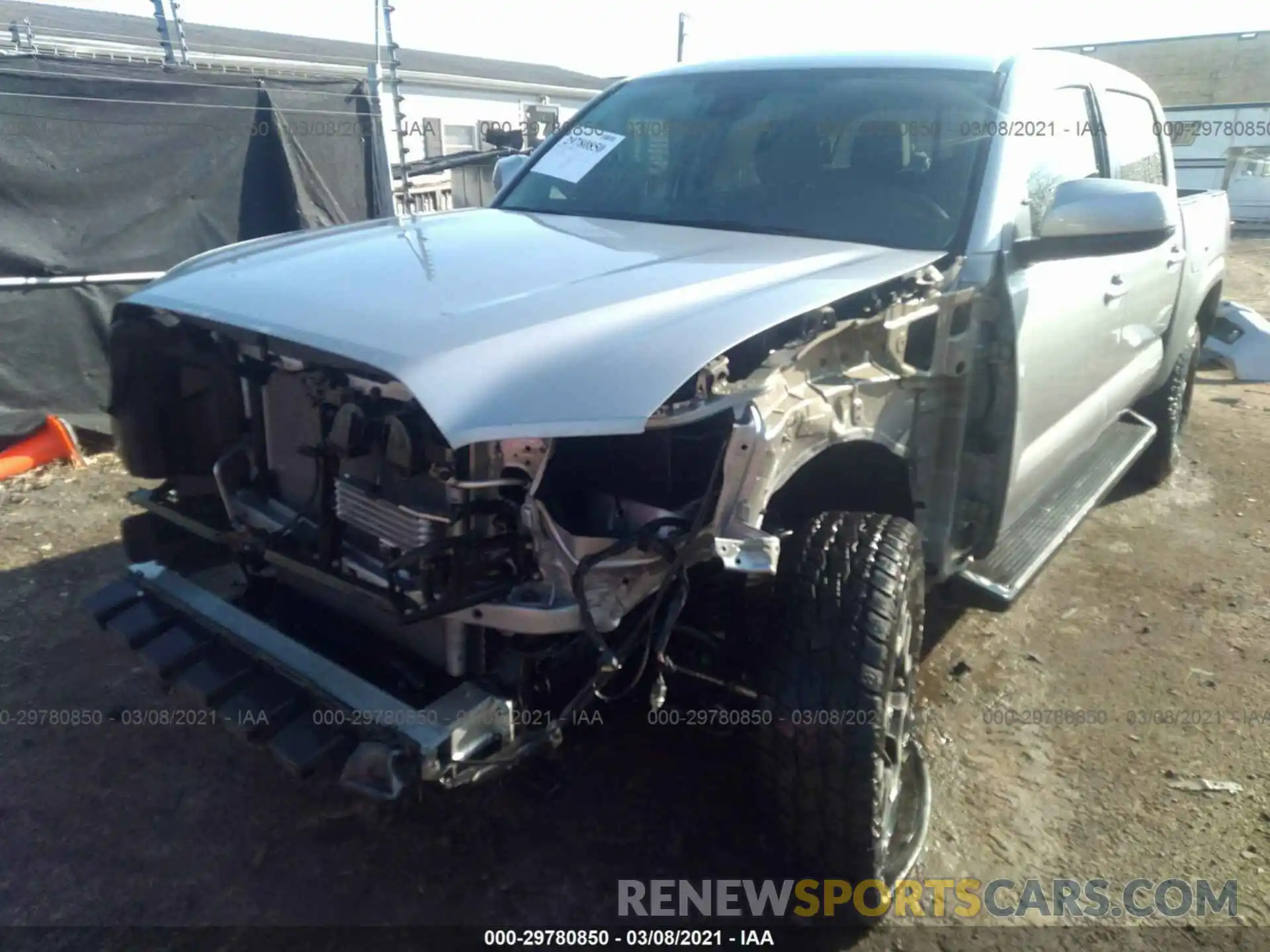 6 Photograph of a damaged car 3TMCZ5AN0KM284658 TOYOTA TACOMA 4WD 2019