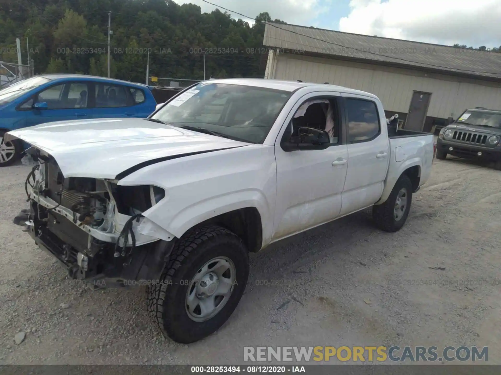 2 Photograph of a damaged car 3TMCZ5AN0KM286488 TOYOTA TACOMA 4WD 2019