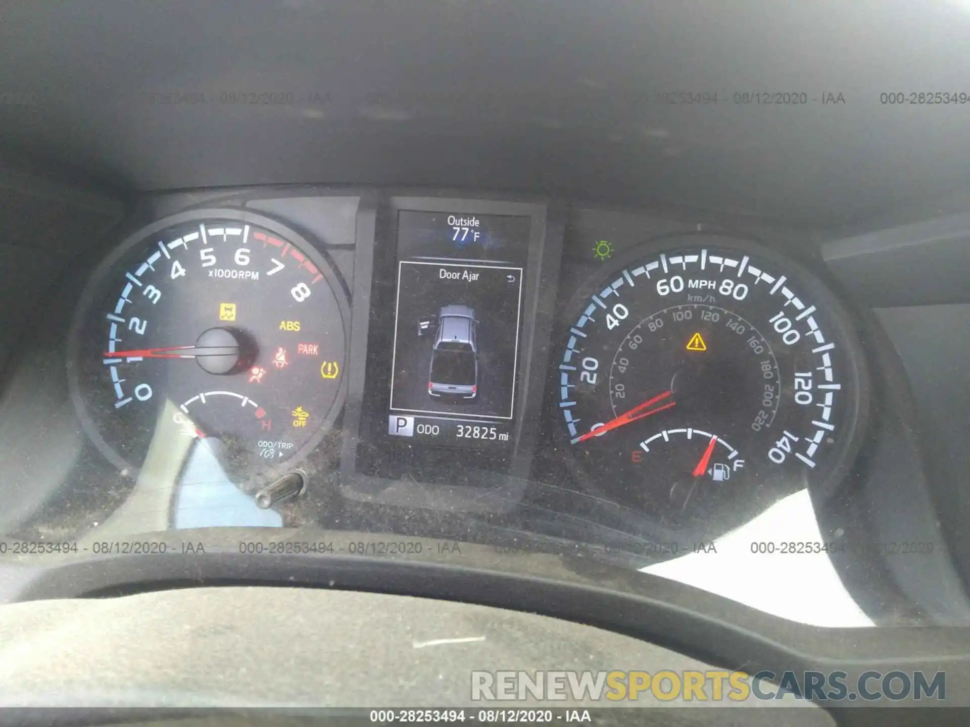 7 Photograph of a damaged car 3TMCZ5AN0KM286488 TOYOTA TACOMA 4WD 2019