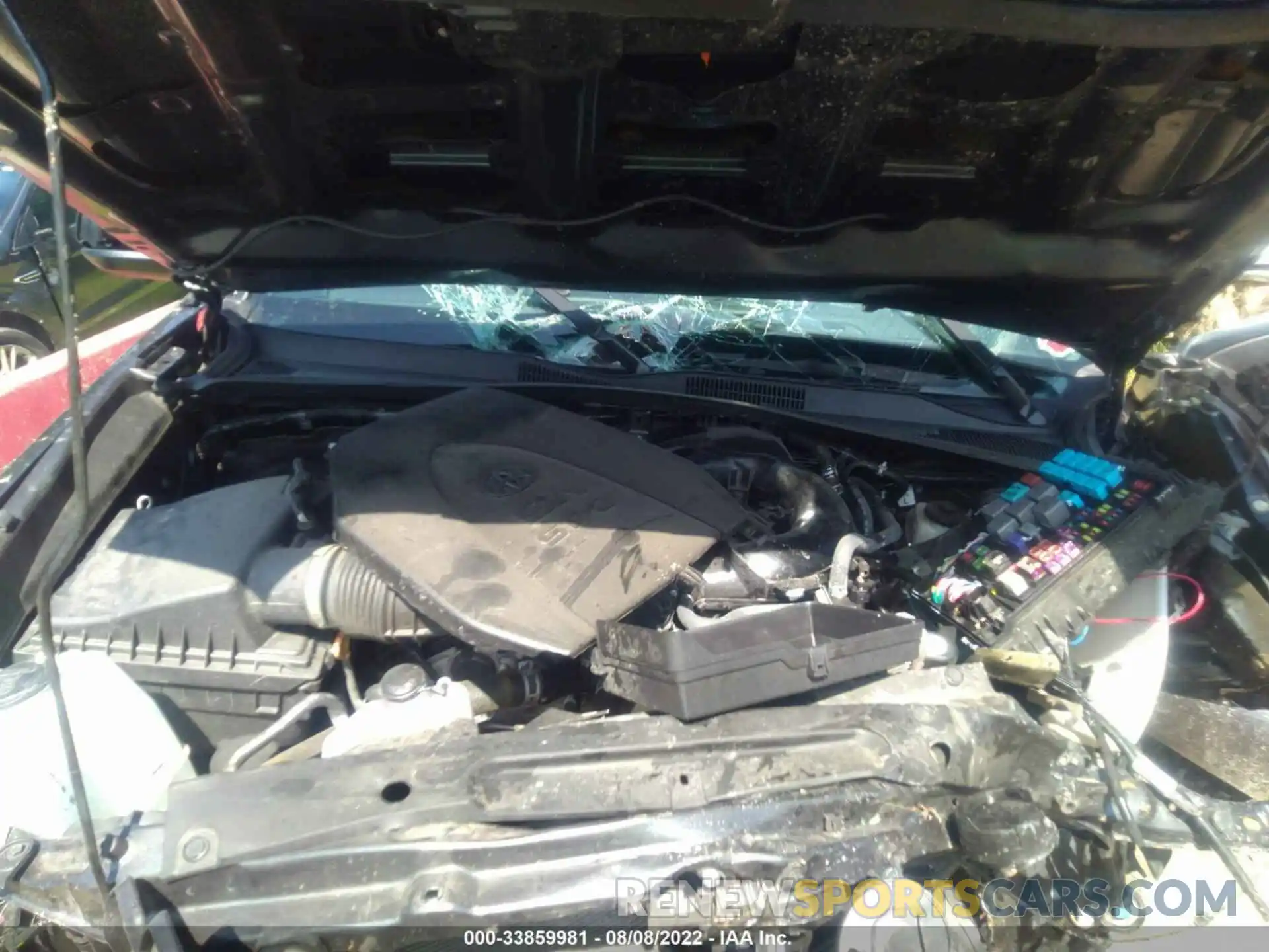 10 Photograph of a damaged car 3TMCZ5AN0KM287267 TOYOTA TACOMA 4WD 2019