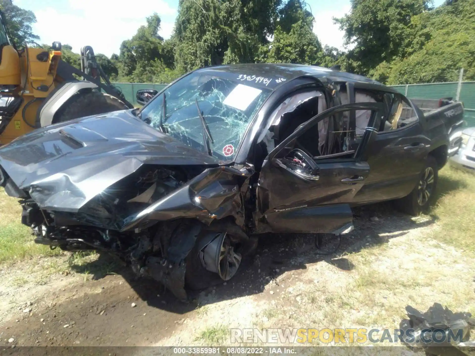 2 Photograph of a damaged car 3TMCZ5AN0KM287267 TOYOTA TACOMA 4WD 2019