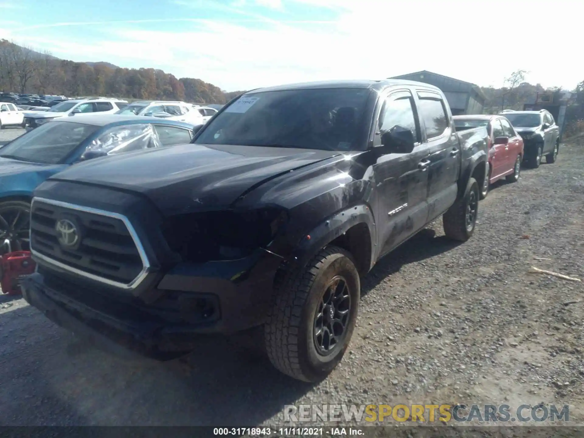 2 Photograph of a damaged car 3TMCZ5AN1KM190031 TOYOTA TACOMA 4WD 2019