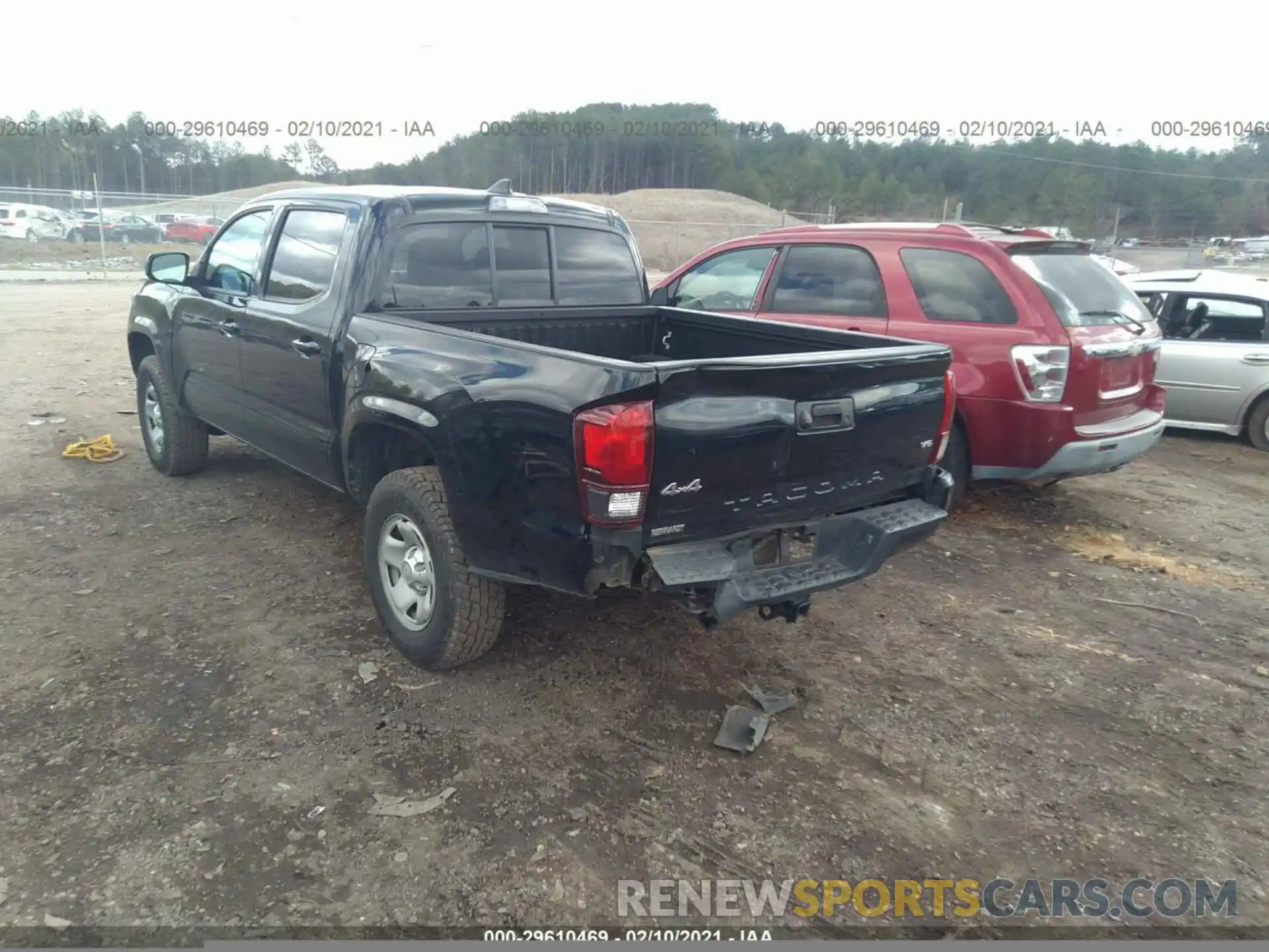 3 Photograph of a damaged car 3TMCZ5AN1KM190787 TOYOTA TACOMA 4WD 2019