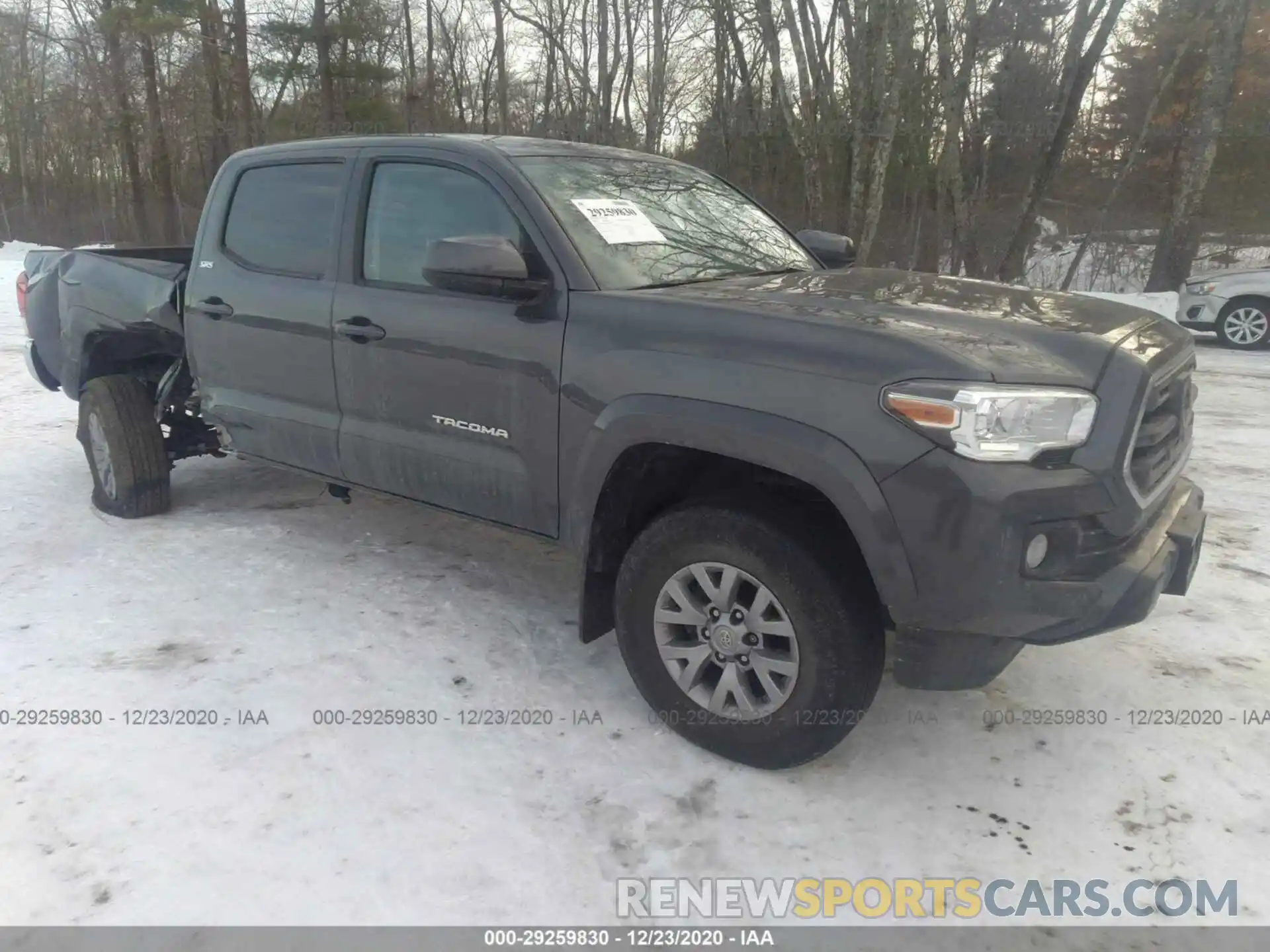 1 Photograph of a damaged car 3TMCZ5AN1KM191485 TOYOTA TACOMA 4WD 2019