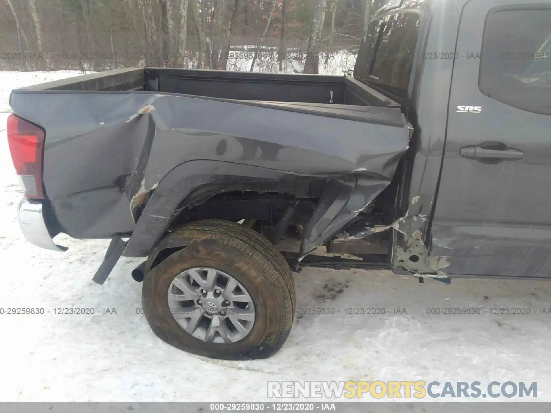 6 Photograph of a damaged car 3TMCZ5AN1KM191485 TOYOTA TACOMA 4WD 2019