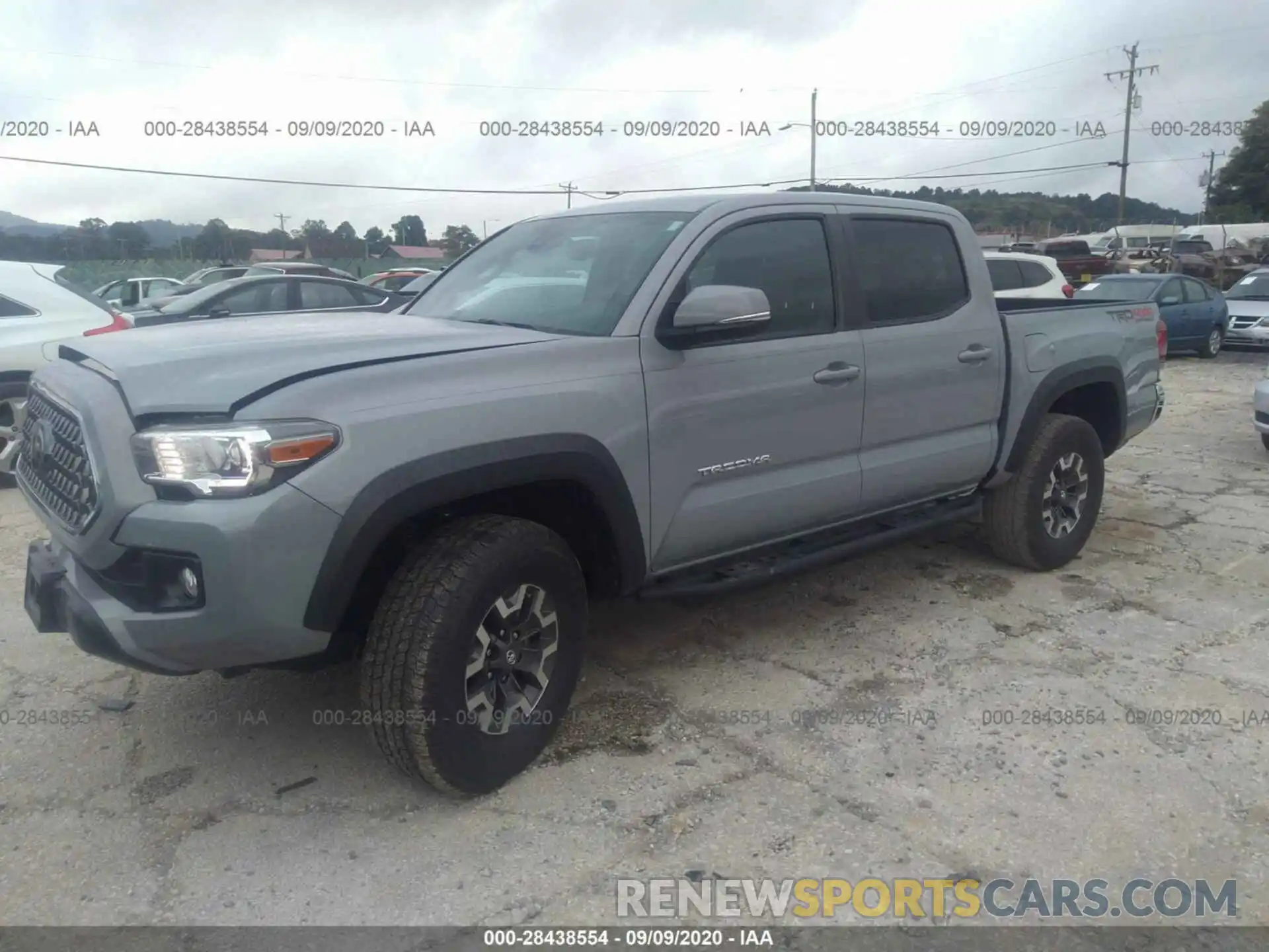 2 Photograph of a damaged car 3TMCZ5AN1KM192572 TOYOTA TACOMA 4WD 2019