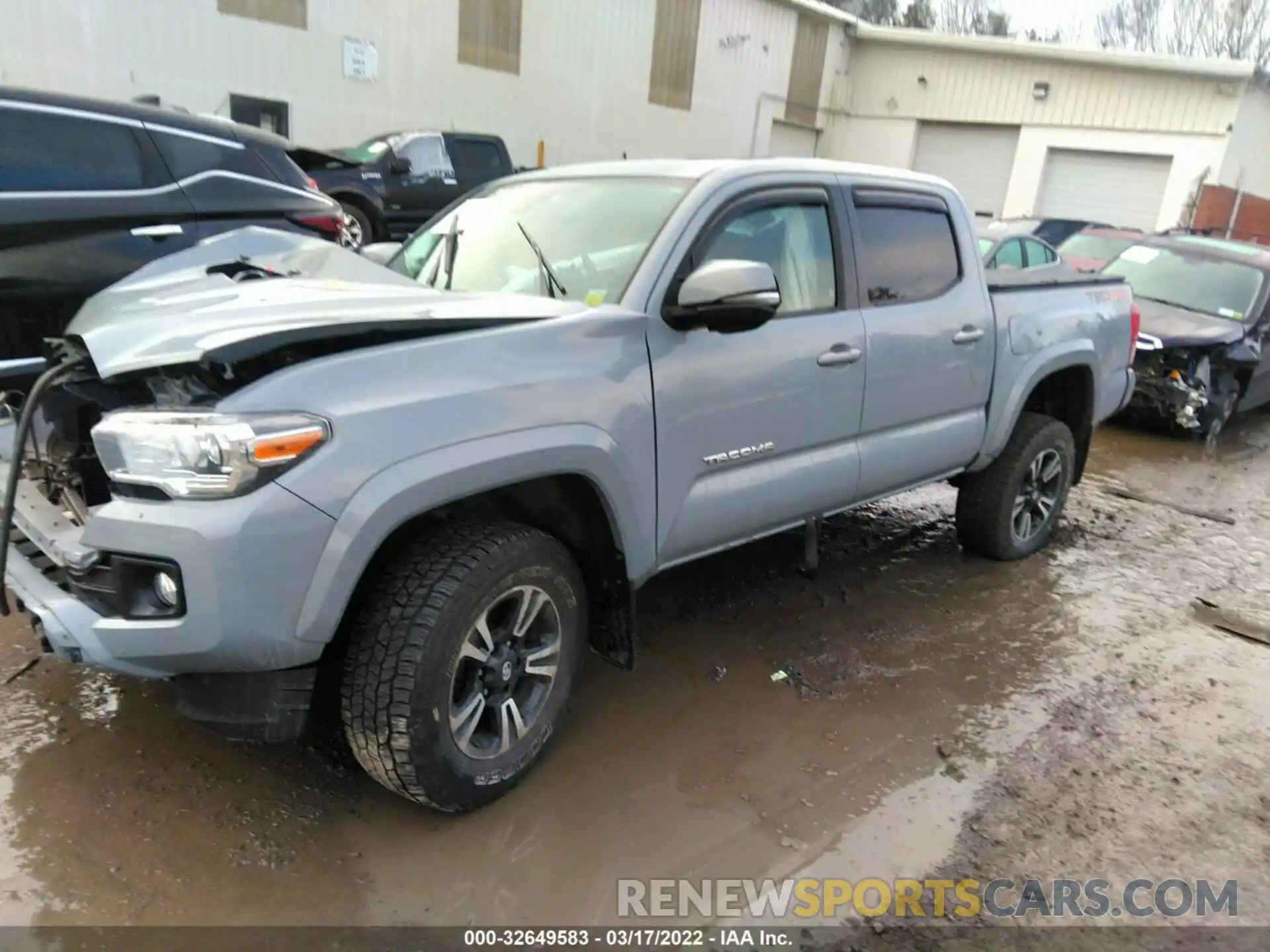 2 Photograph of a damaged car 3TMCZ5AN1KM193351 TOYOTA TACOMA 4WD 2019