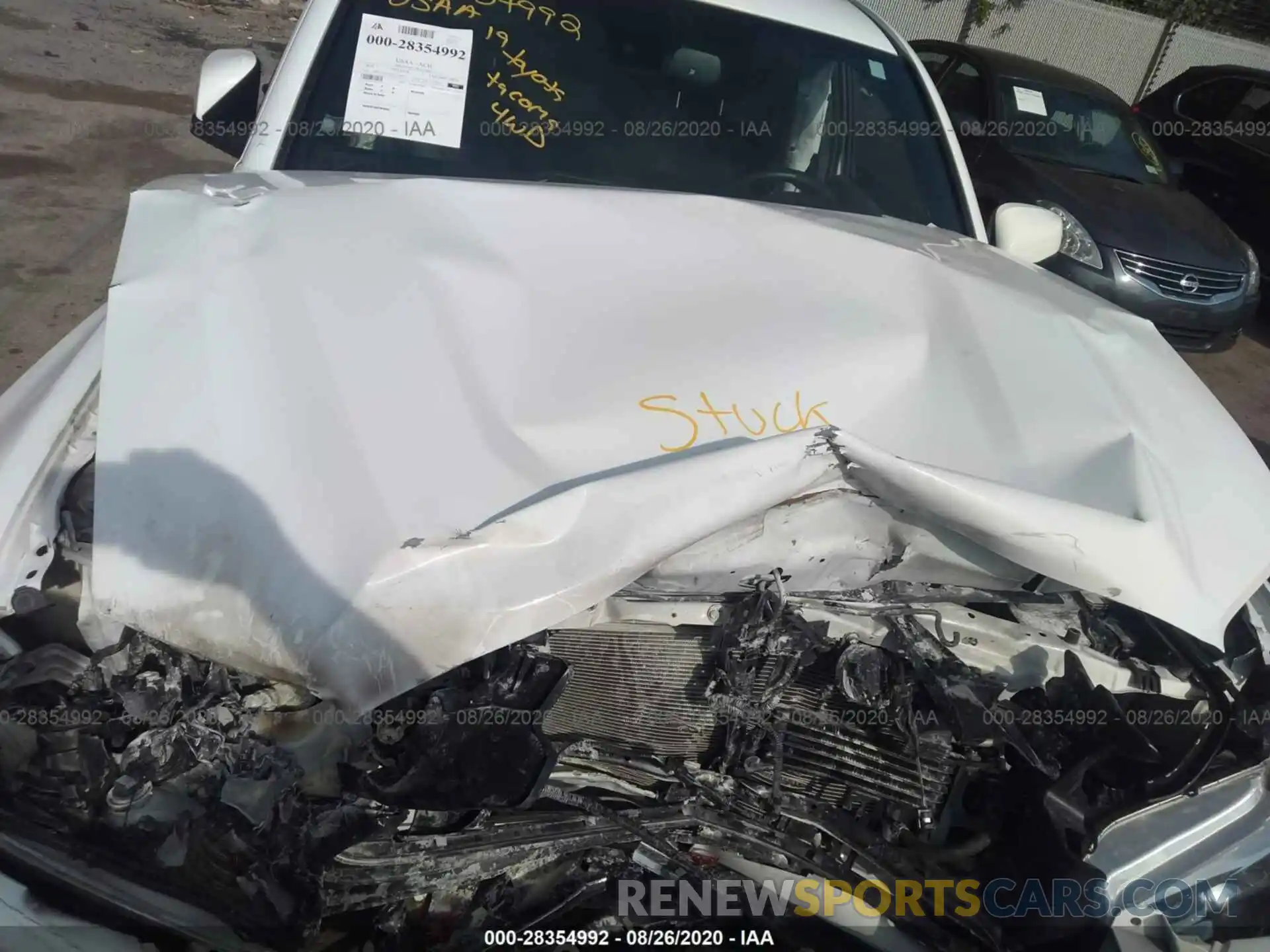 10 Photograph of a damaged car 3TMCZ5AN1KM201299 TOYOTA TACOMA 4WD 2019