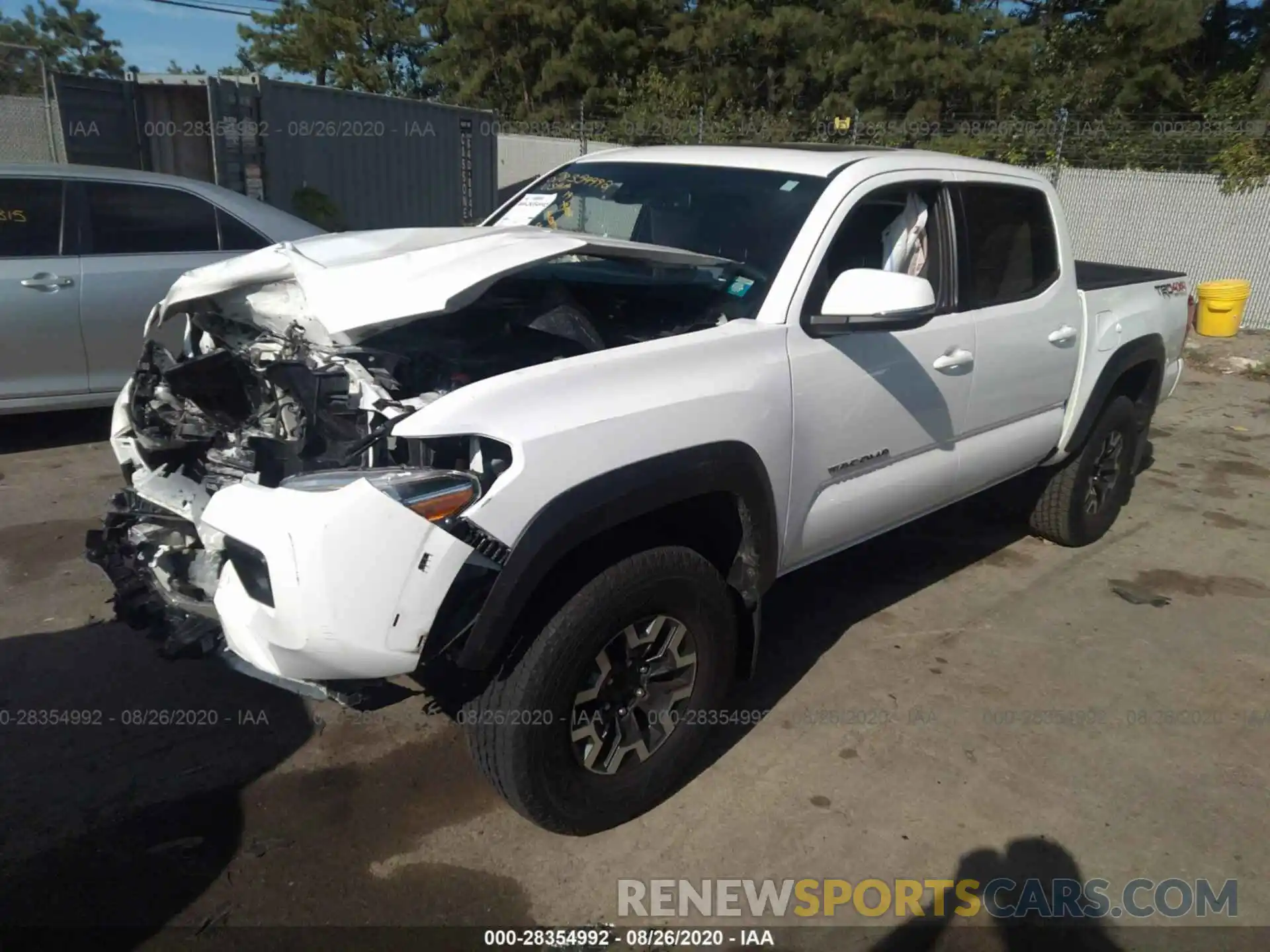 2 Photograph of a damaged car 3TMCZ5AN1KM201299 TOYOTA TACOMA 4WD 2019