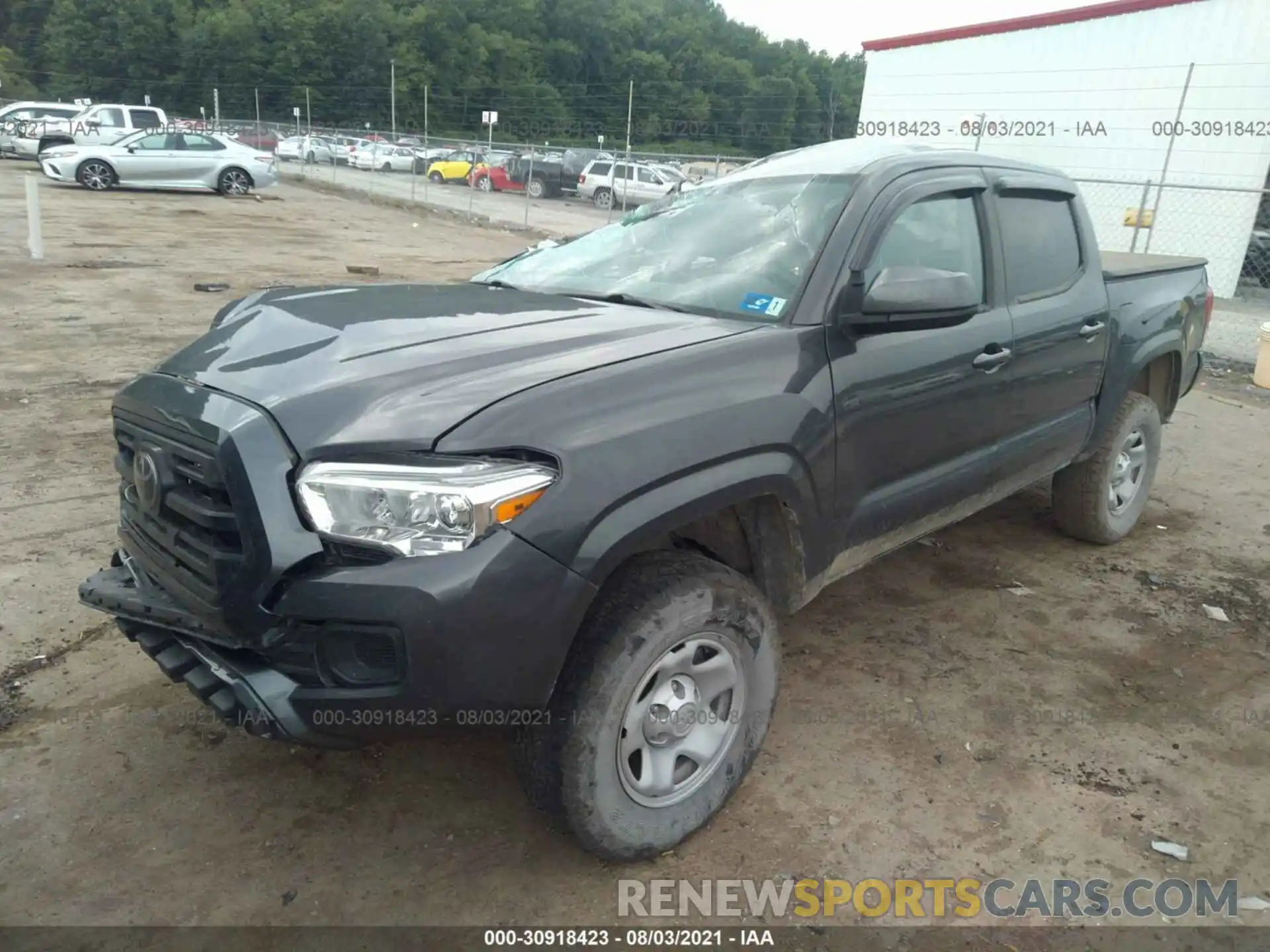 2 Photograph of a damaged car 3TMCZ5AN1KM209662 TOYOTA TACOMA 4WD 2019