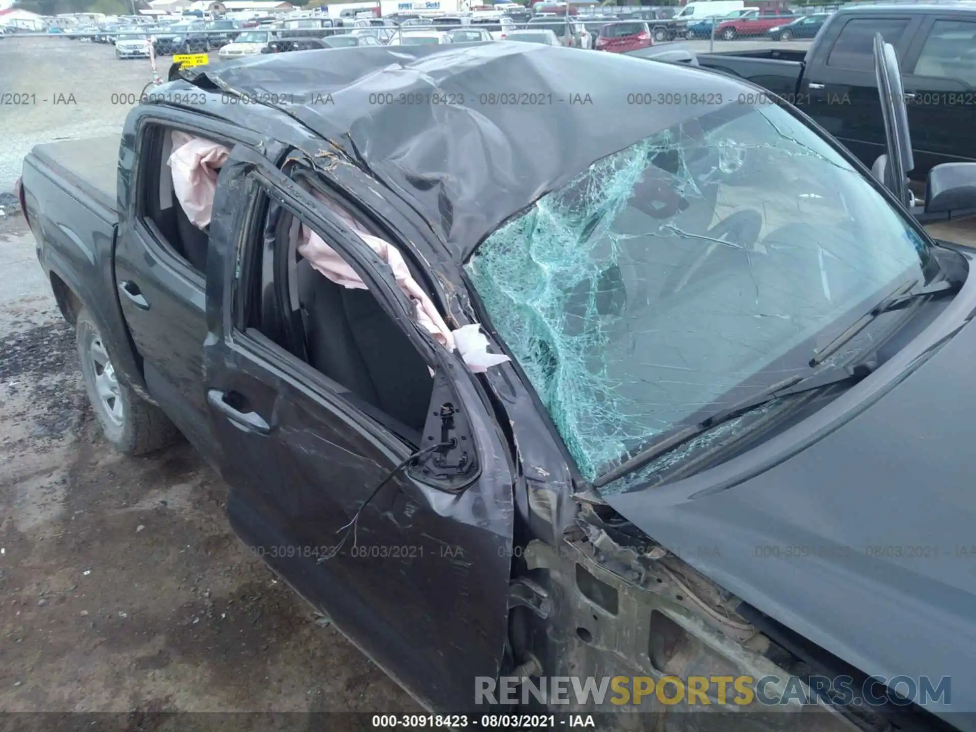 6 Photograph of a damaged car 3TMCZ5AN1KM209662 TOYOTA TACOMA 4WD 2019