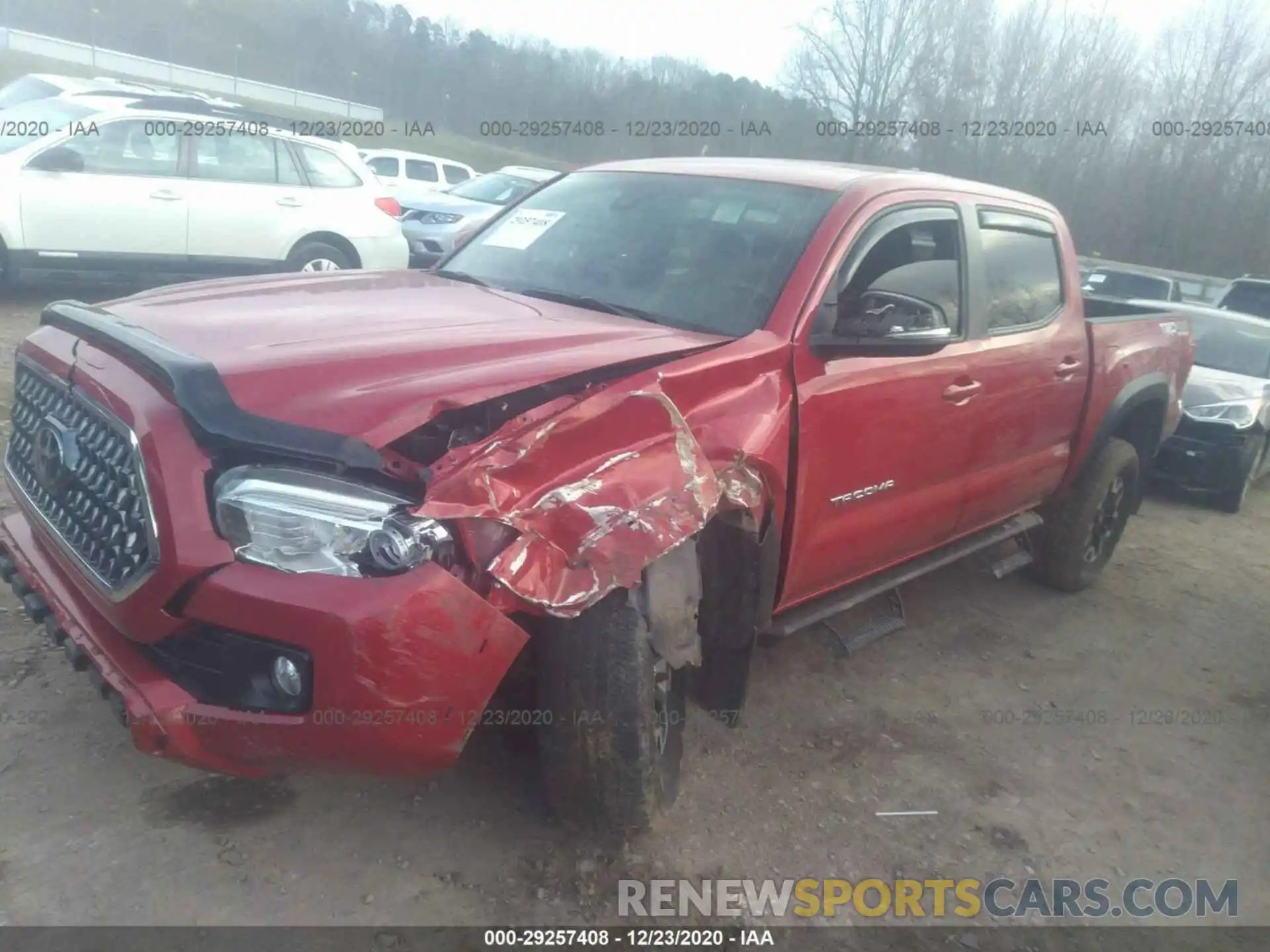 2 Photograph of a damaged car 3TMCZ5AN1KM222329 TOYOTA TACOMA 4WD 2019