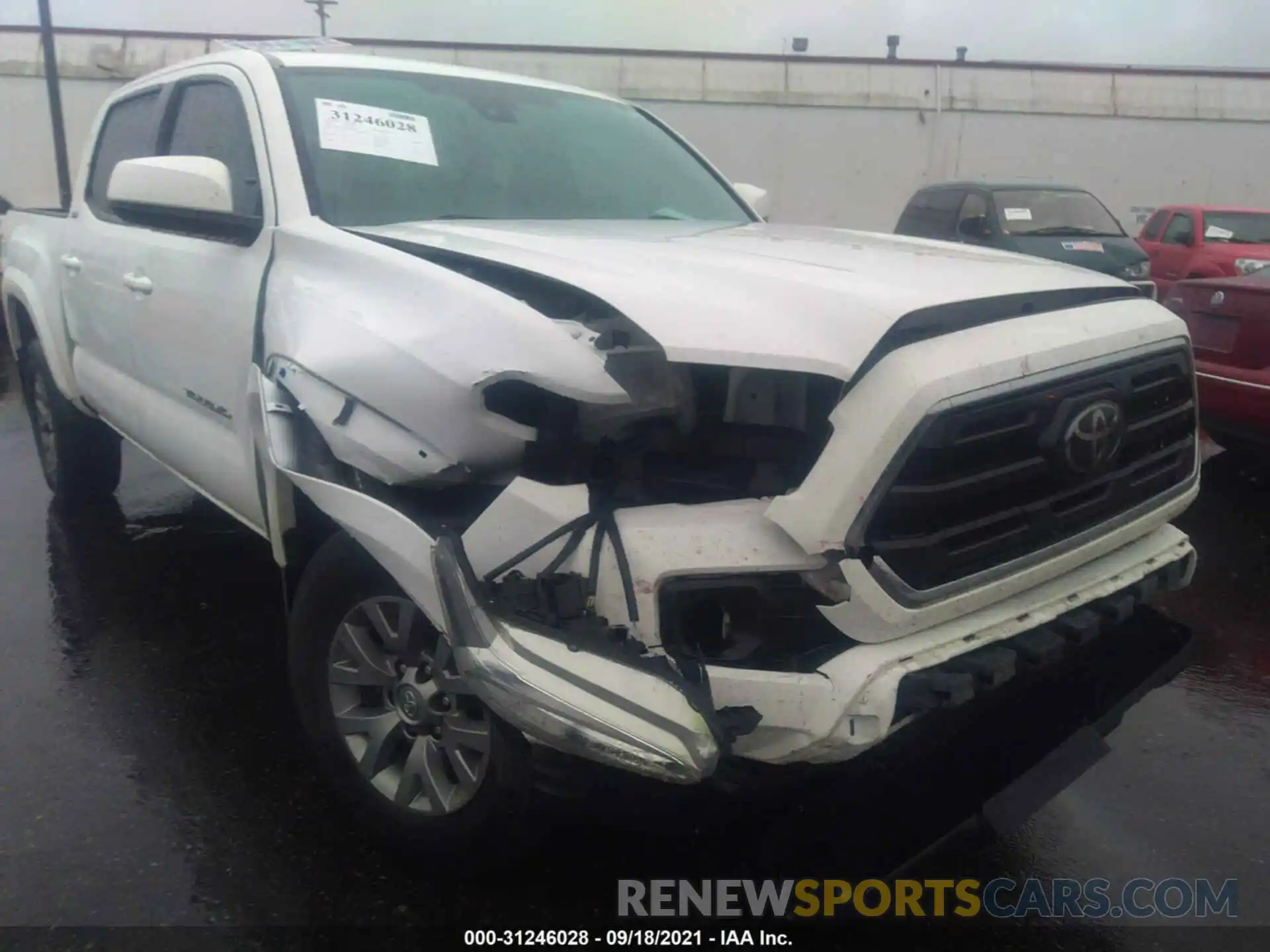 6 Photograph of a damaged car 3TMCZ5AN1KM224601 TOYOTA TACOMA 4WD 2019