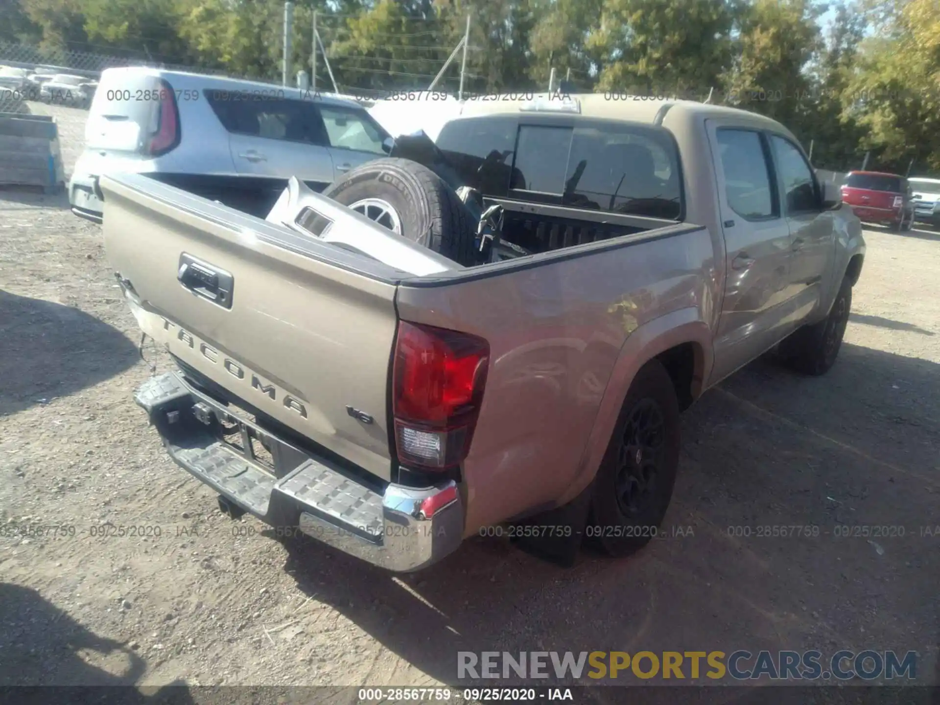 4 Photograph of a damaged car 3TMCZ5AN1KM230687 TOYOTA TACOMA 4WD 2019