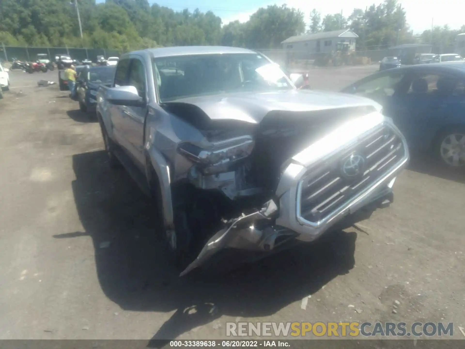 6 Photograph of a damaged car 3TMCZ5AN1KM233802 TOYOTA TACOMA 4WD 2019