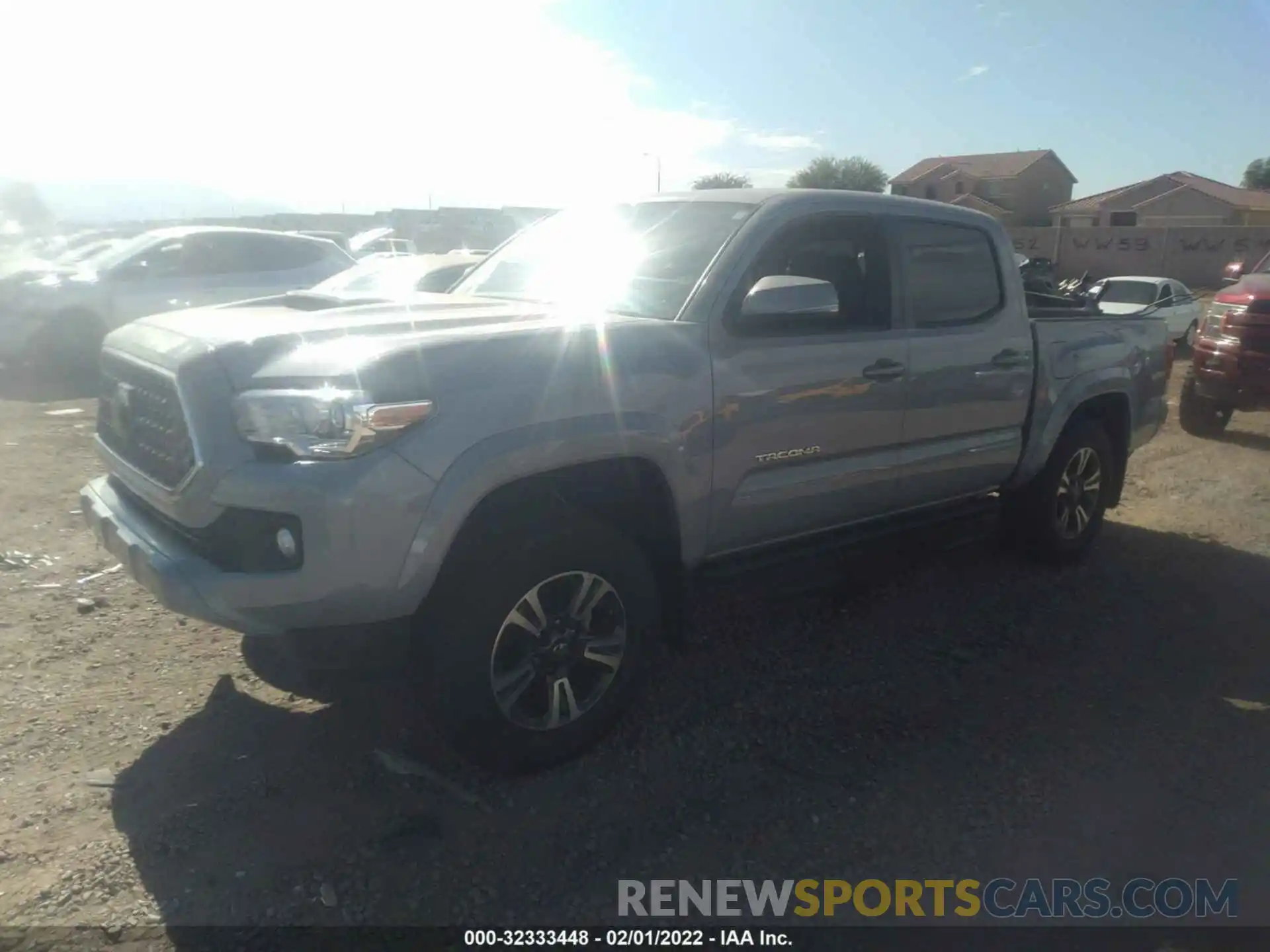 2 Photograph of a damaged car 3TMCZ5AN1KM236277 TOYOTA TACOMA 4WD 2019