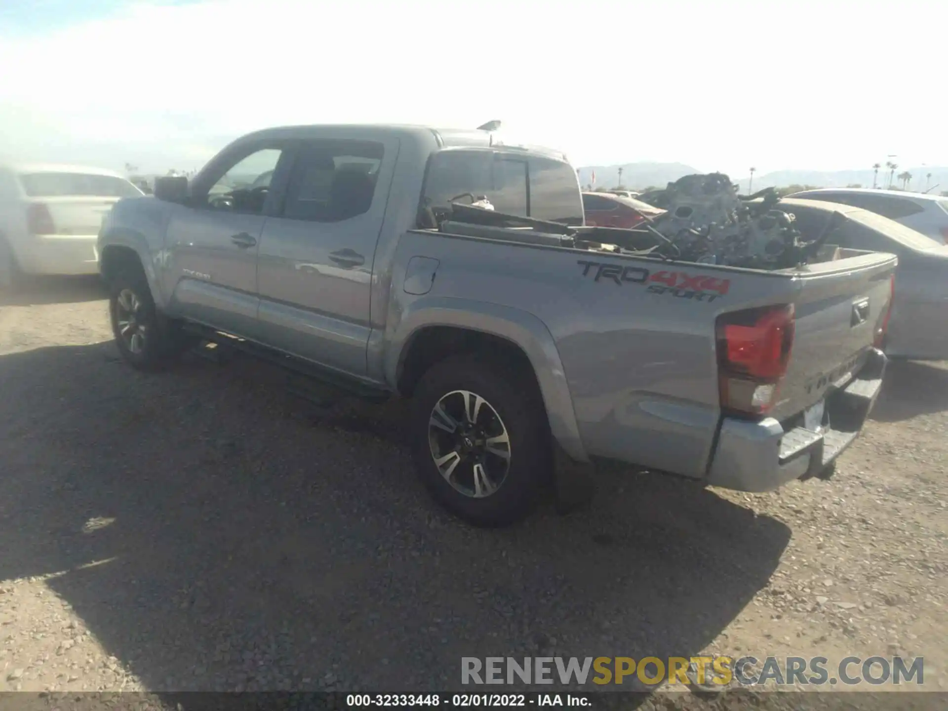 3 Photograph of a damaged car 3TMCZ5AN1KM236277 TOYOTA TACOMA 4WD 2019