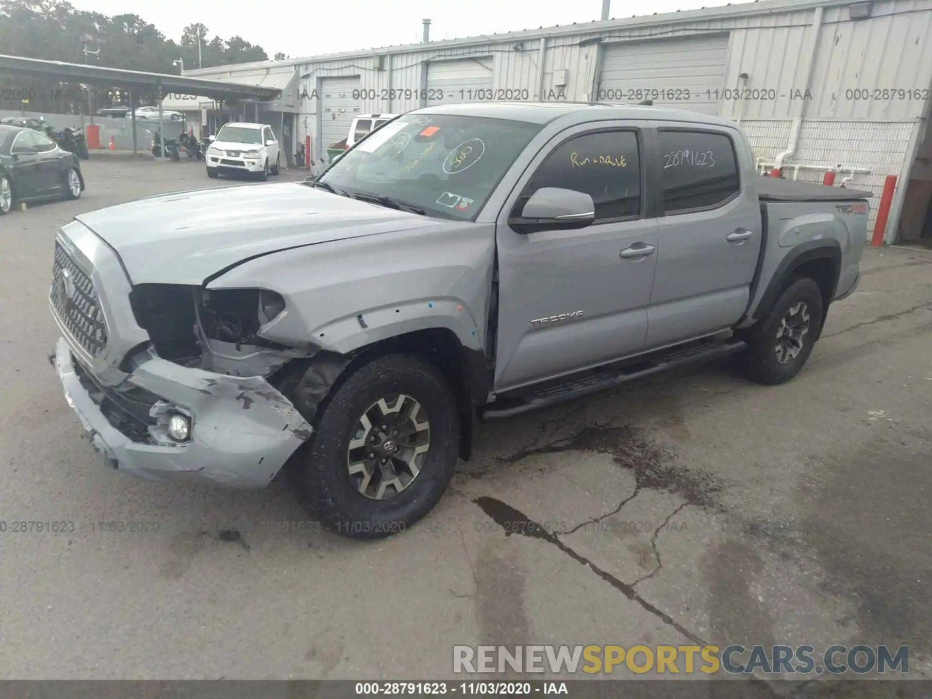 2 Photograph of a damaged car 3TMCZ5AN1KM237302 TOYOTA TACOMA 4WD 2019