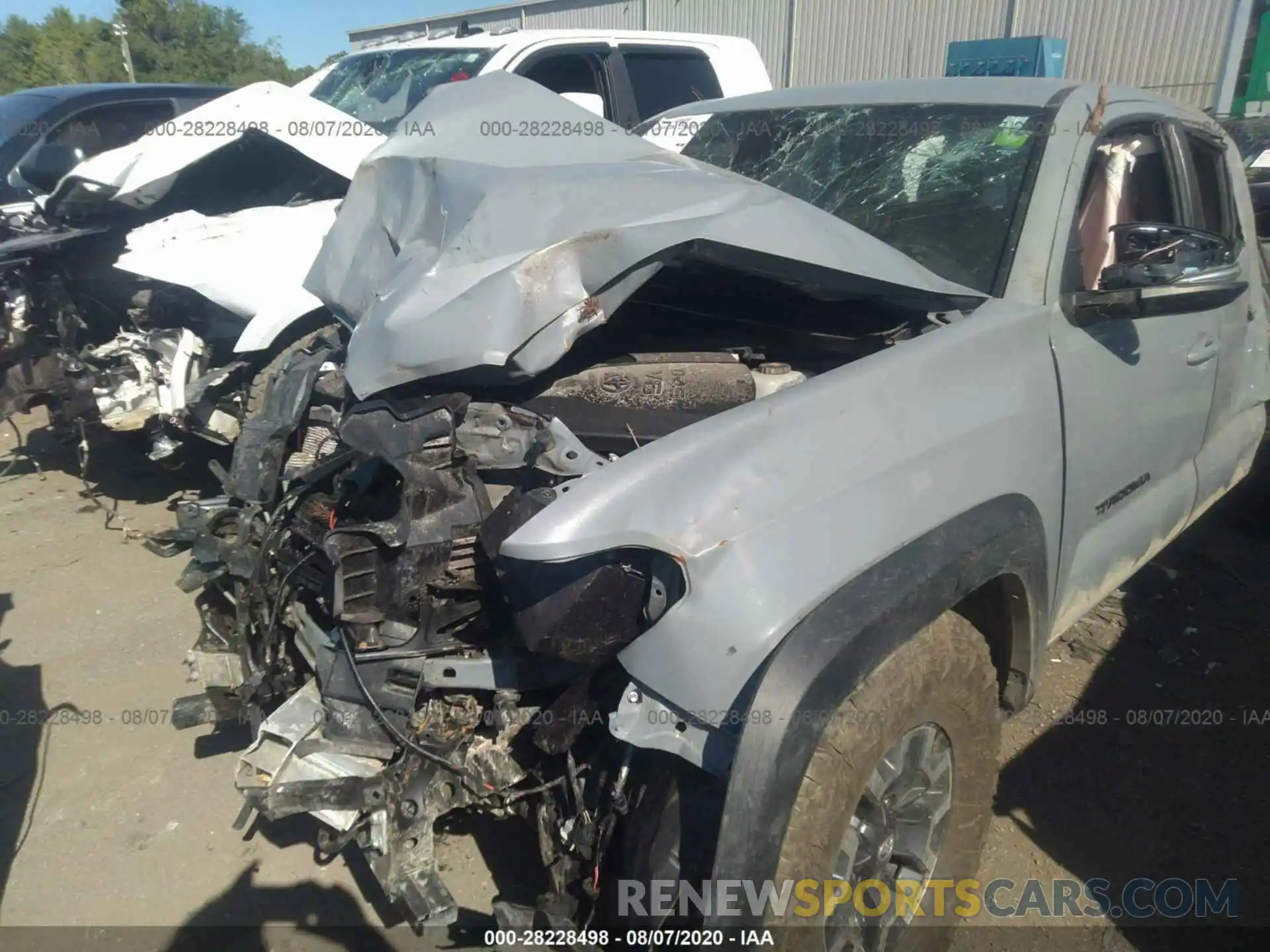 6 Photograph of a damaged car 3TMCZ5AN1KM249532 TOYOTA TACOMA 4WD 2019