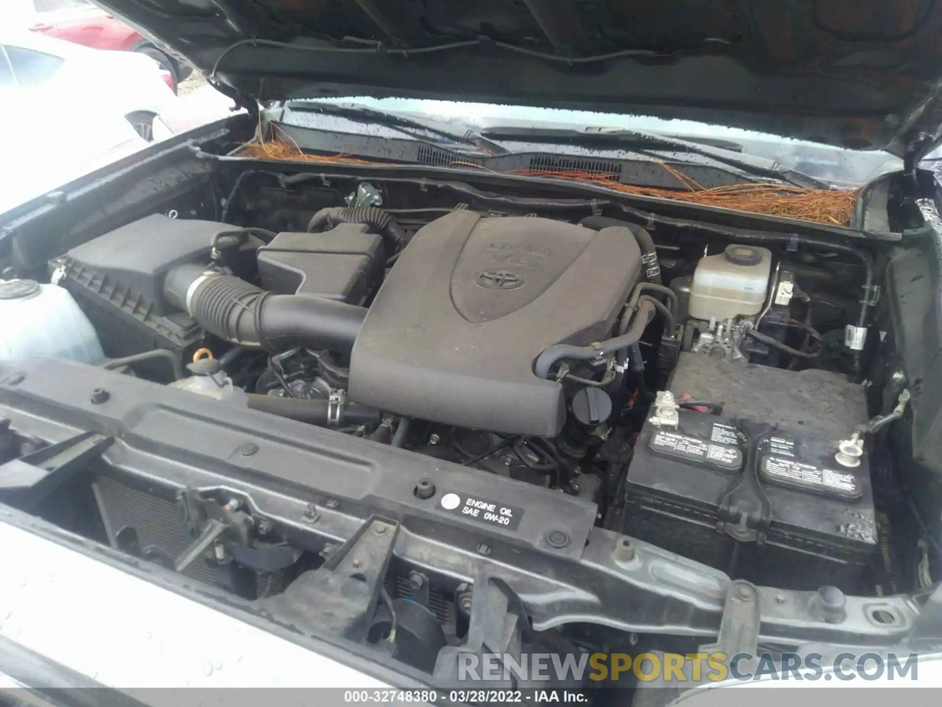 10 Photograph of a damaged car 3TMCZ5AN1KM251409 TOYOTA TACOMA 4WD 2019