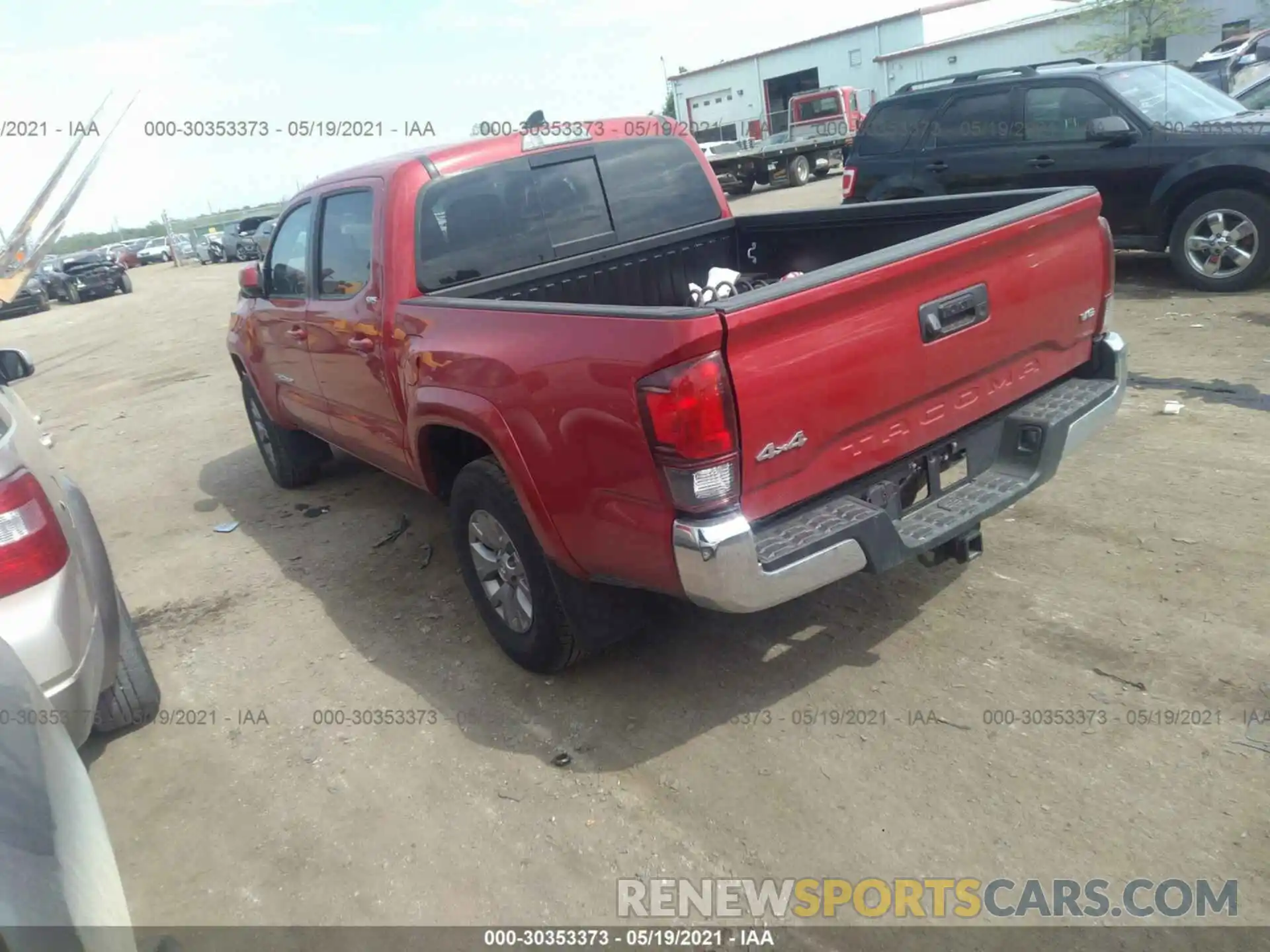 3 Photograph of a damaged car 3TMCZ5AN1KM251829 TOYOTA TACOMA 4WD 2019