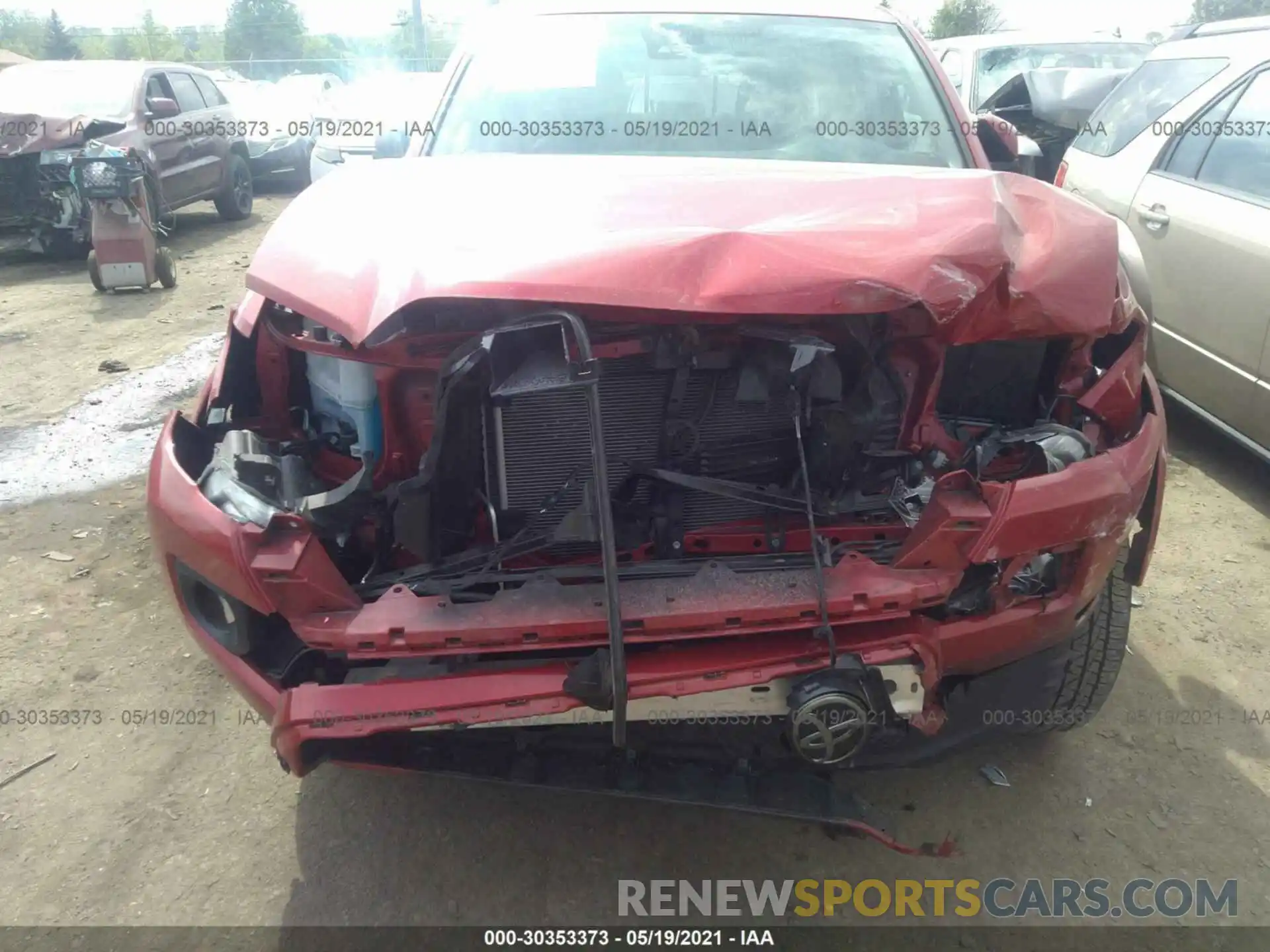 6 Photograph of a damaged car 3TMCZ5AN1KM251829 TOYOTA TACOMA 4WD 2019