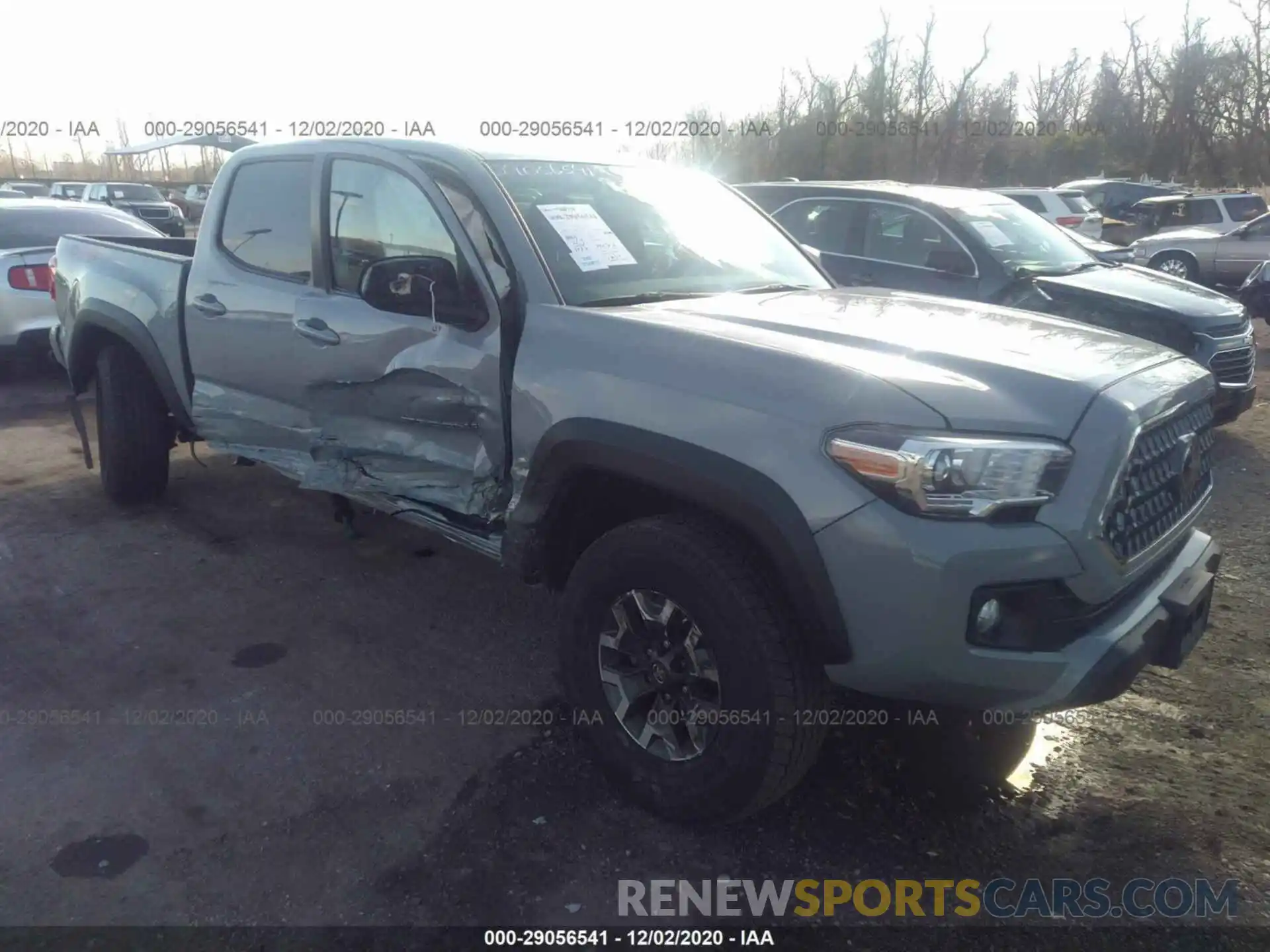 1 Photograph of a damaged car 3TMCZ5AN1KM265925 TOYOTA TACOMA 4WD 2019