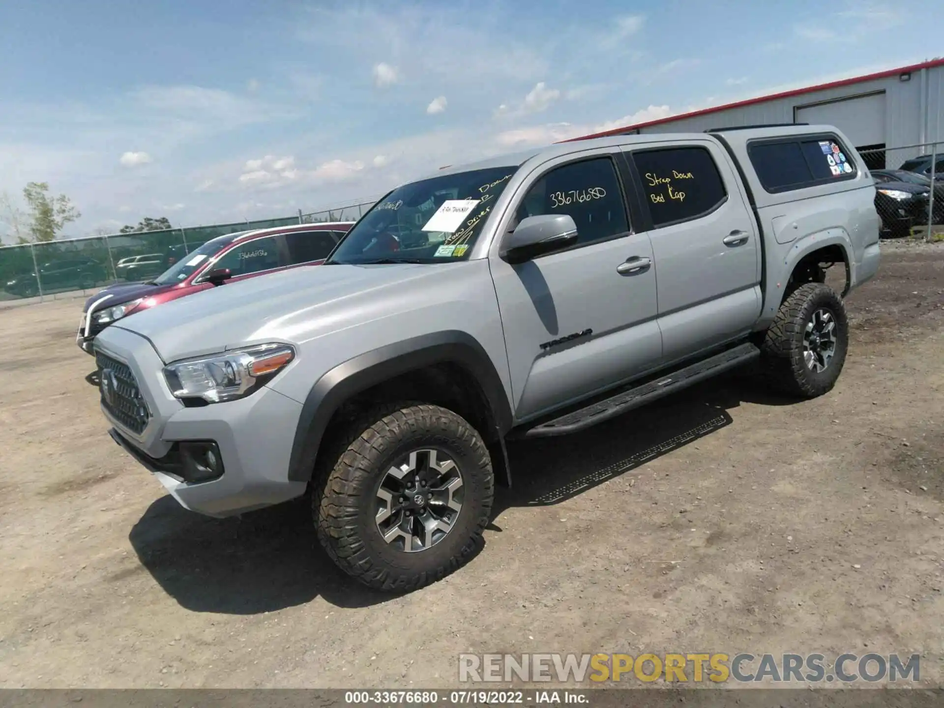 2 Photograph of a damaged car 3TMCZ5AN1KM270705 TOYOTA TACOMA 4WD 2019