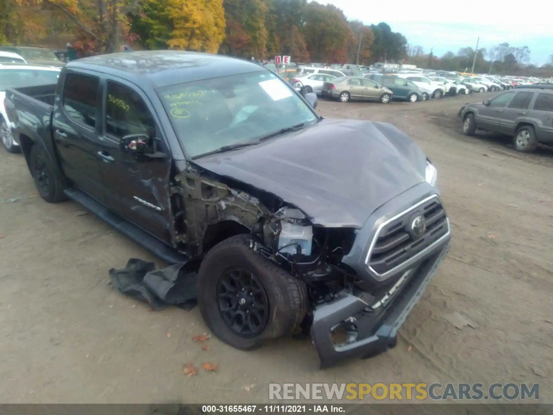 6 Photograph of a damaged car 3TMCZ5AN1KM272468 TOYOTA TACOMA 4WD 2019