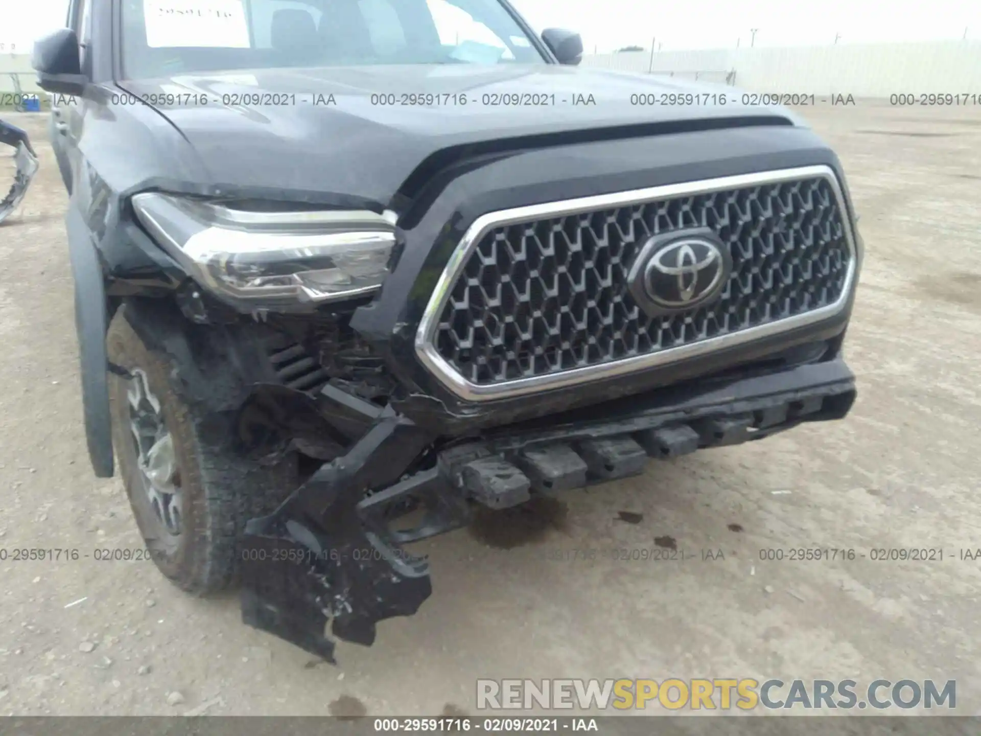 6 Photograph of a damaged car 3TMCZ5AN1KM277489 TOYOTA TACOMA 4WD 2019