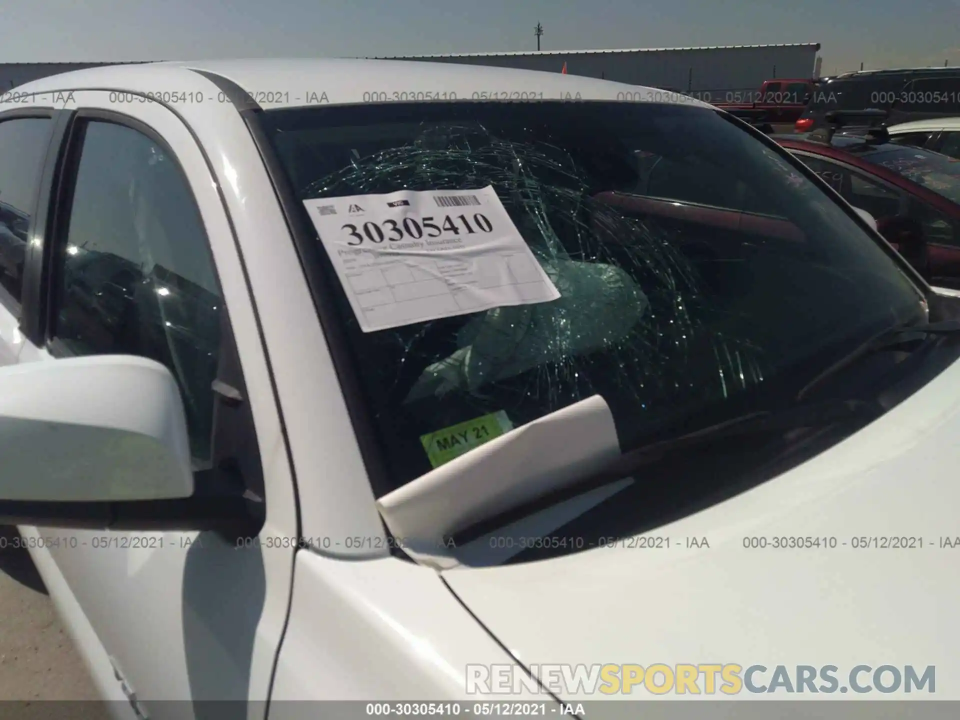 6 Photograph of a damaged car 3TMCZ5AN1KM277525 TOYOTA TACOMA 4WD 2019