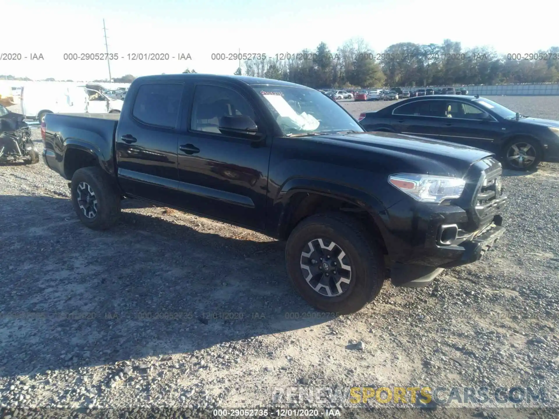 1 Photograph of a damaged car 3TMCZ5AN1KM280702 TOYOTA TACOMA 4WD 2019