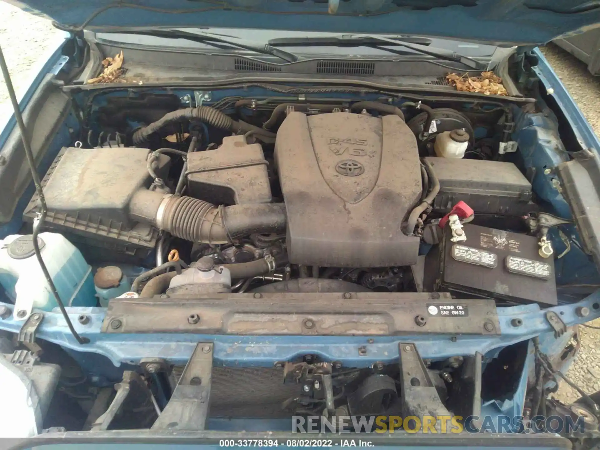 10 Photograph of a damaged car 3TMCZ5AN1KM280747 TOYOTA TACOMA 4WD 2019