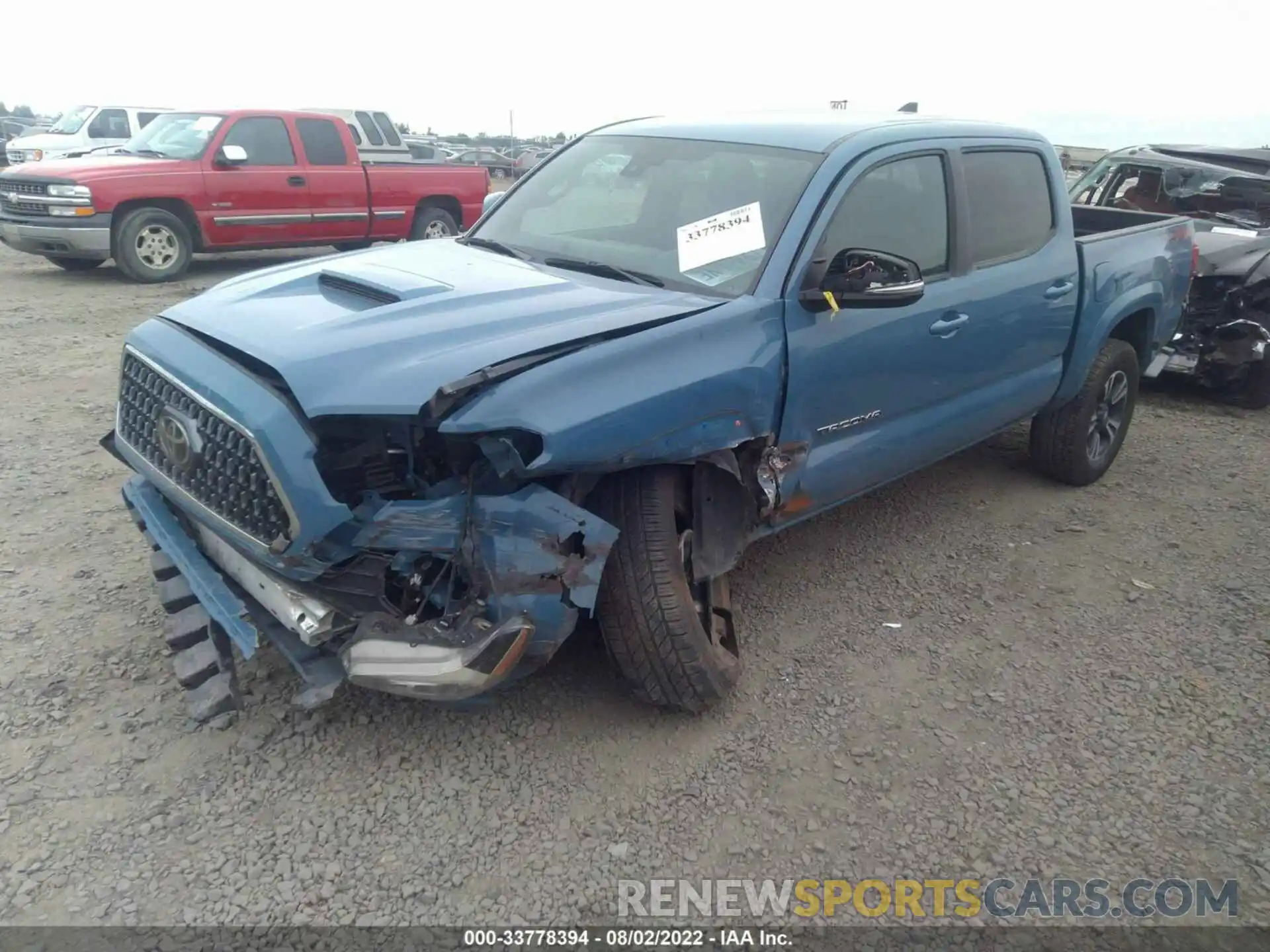 2 Photograph of a damaged car 3TMCZ5AN1KM280747 TOYOTA TACOMA 4WD 2019