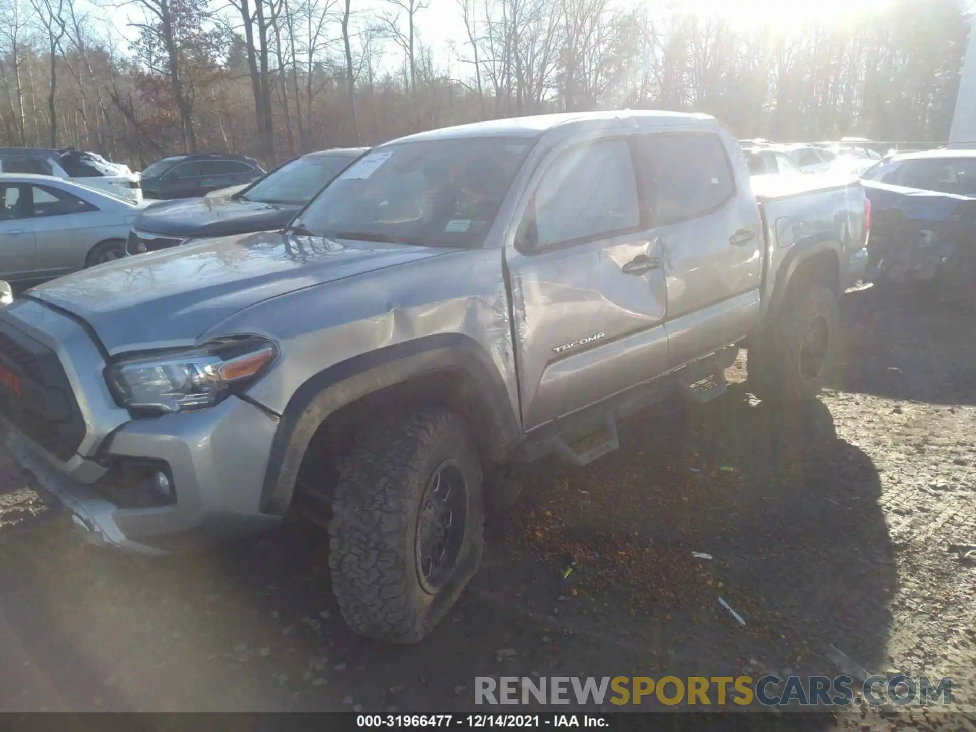 2 Photograph of a damaged car 3TMCZ5AN1KM284281 TOYOTA TACOMA 4WD 2019