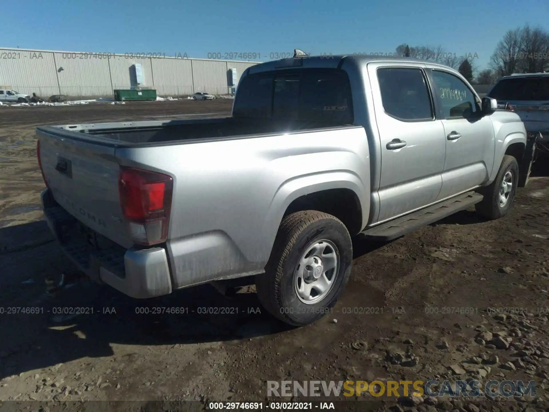 4 Photograph of a damaged car 3TMCZ5AN1KM285365 TOYOTA TACOMA 4WD 2019