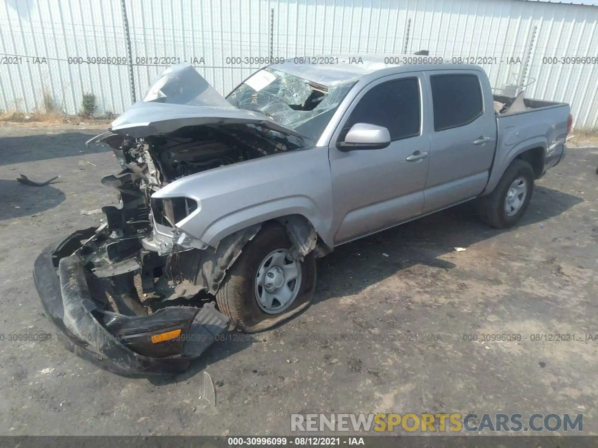 2 Фотография поврежденного автомобиля 3TMCZ5AN1KM286774 TOYOTA TACOMA 4WD 2019