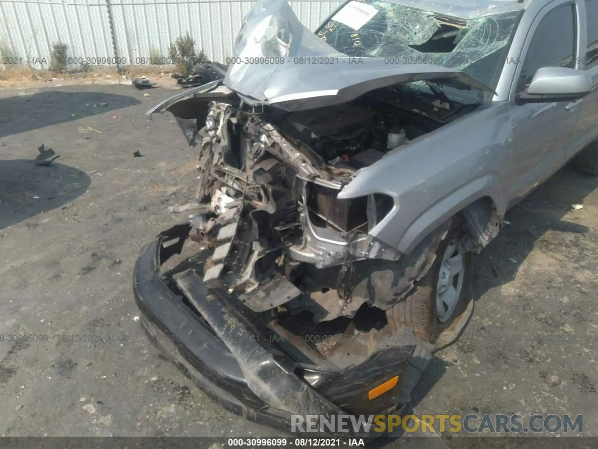 6 Photograph of a damaged car 3TMCZ5AN1KM286774 TOYOTA TACOMA 4WD 2019