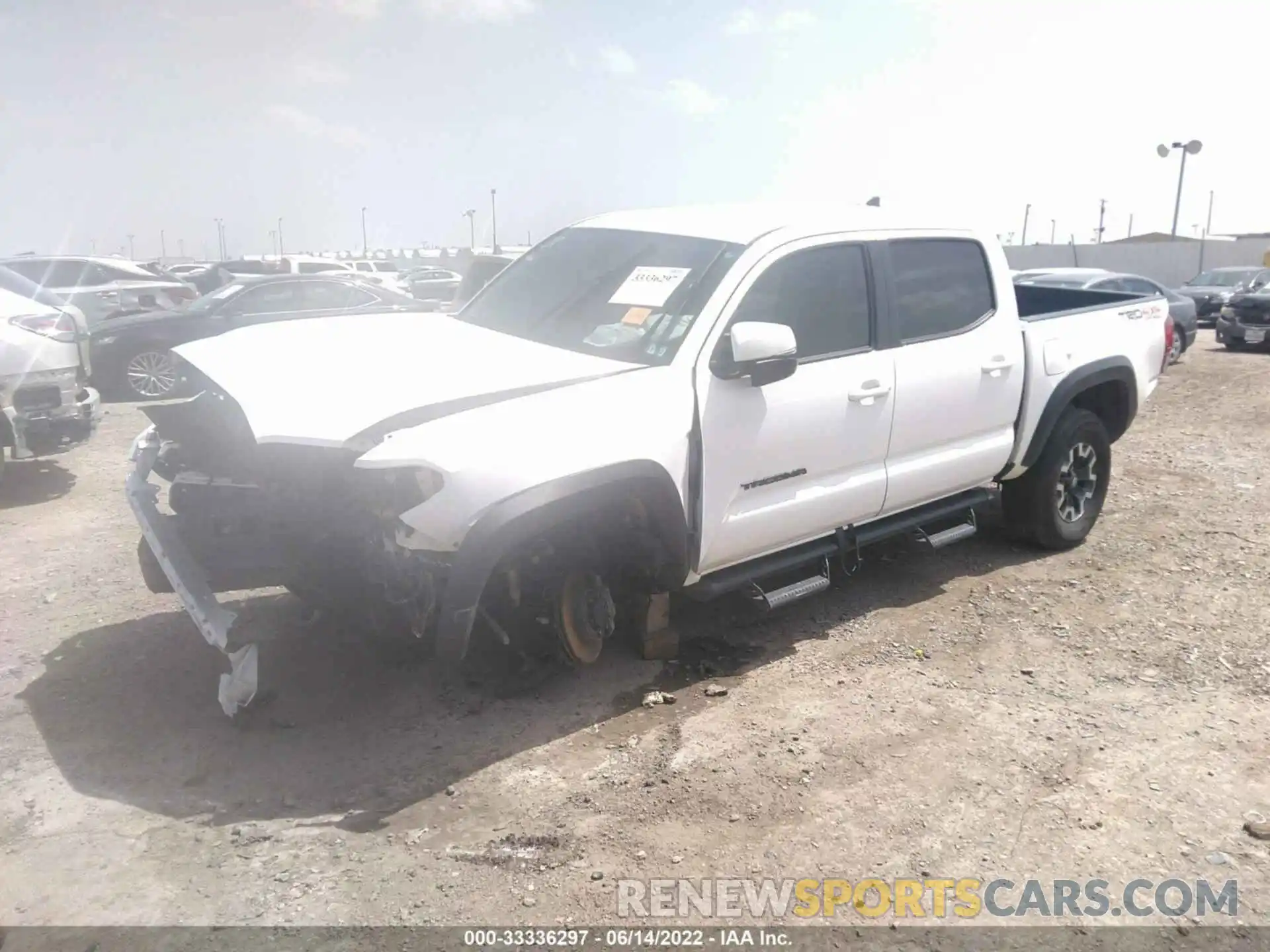 2 Photograph of a damaged car 3TMCZ5AN2KM196162 TOYOTA TACOMA 4WD 2019